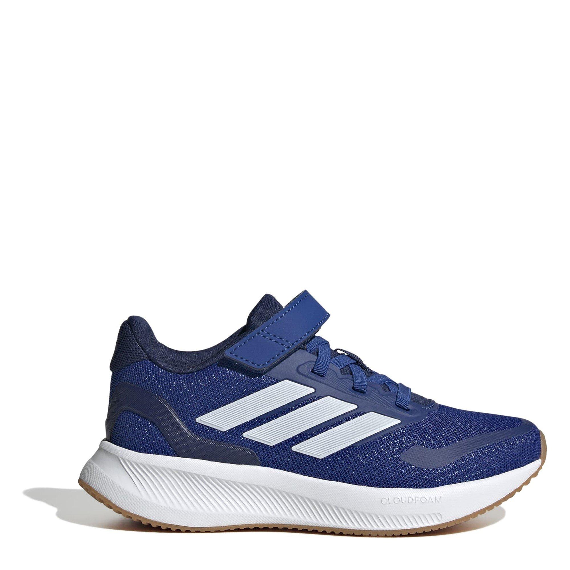 Adidas Boys Runfalcon 5 El Childrens Trainers - Blue/White - C11 (29)