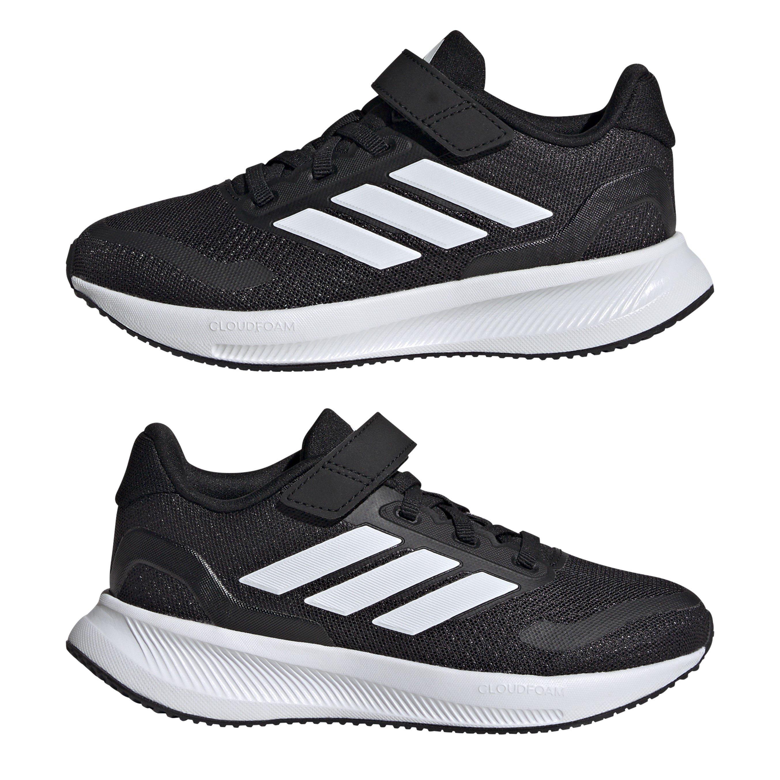Sort/Hvid - adidas - Runfalcon 5 EL Childrens Trainers - 9