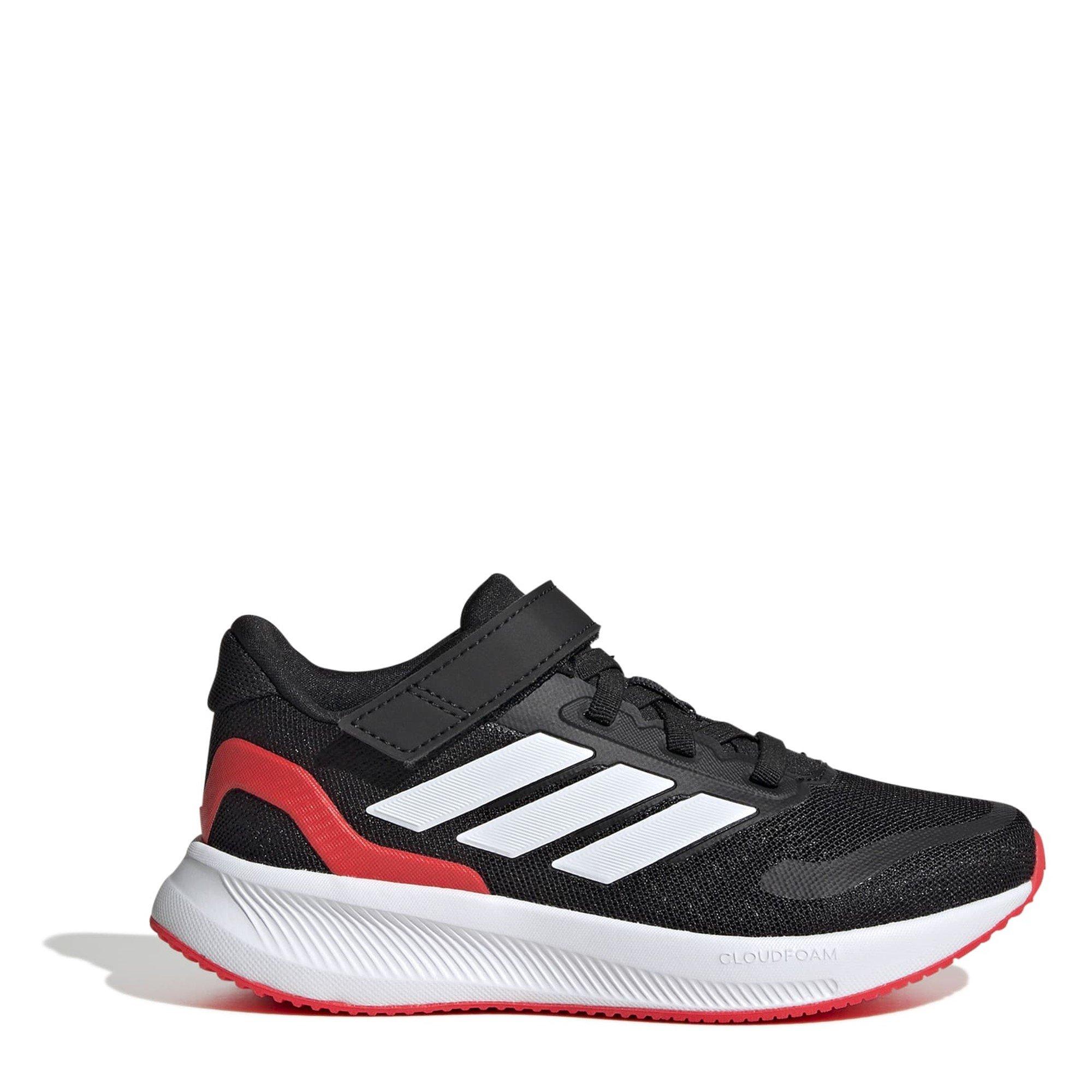 Adidas Boys Runfalcon 5 El Childrens Trainers - Black/Red - C11 (29)