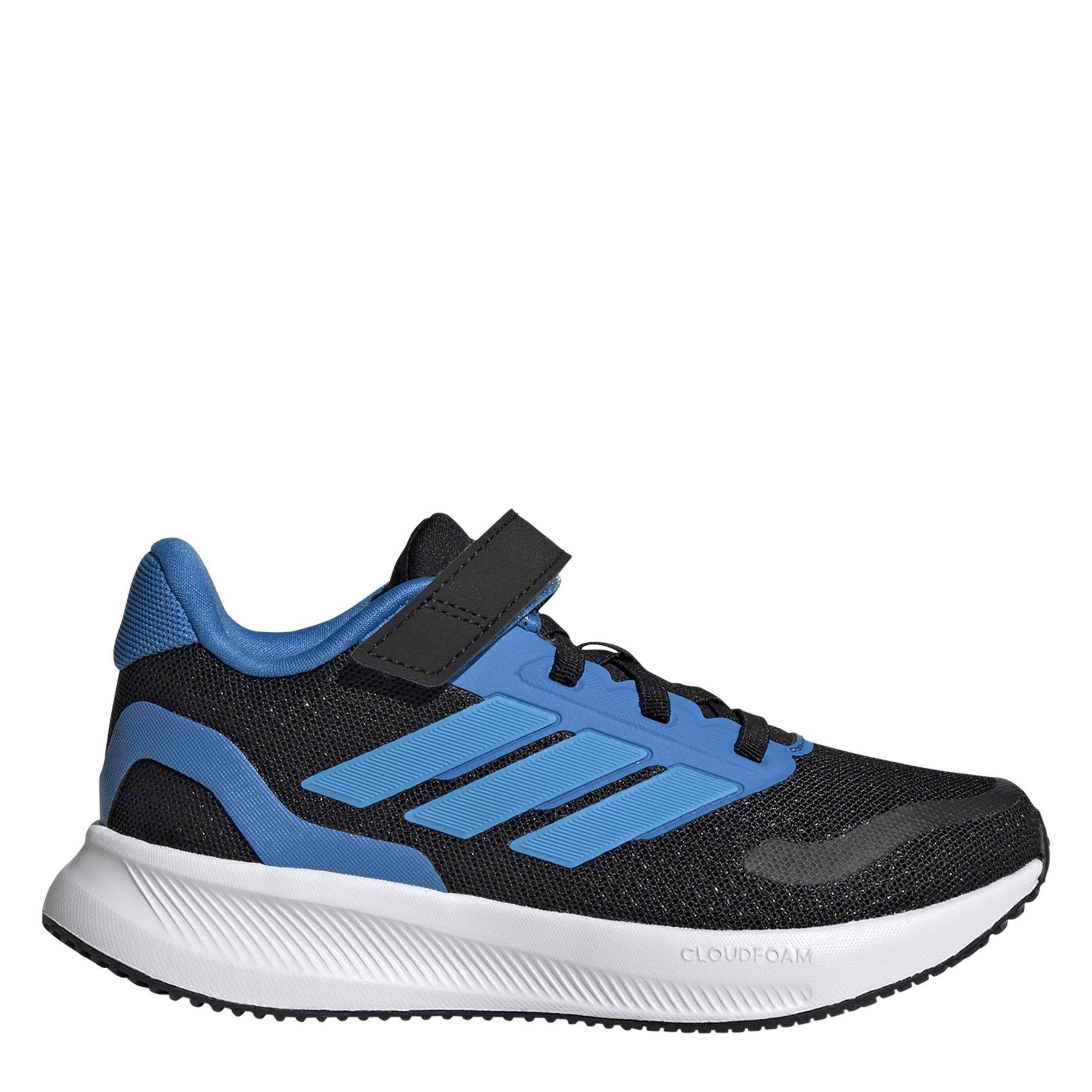 Adidas  Runfalcon 5 El Childrens Trainers - Black/Blue - C10 (28)