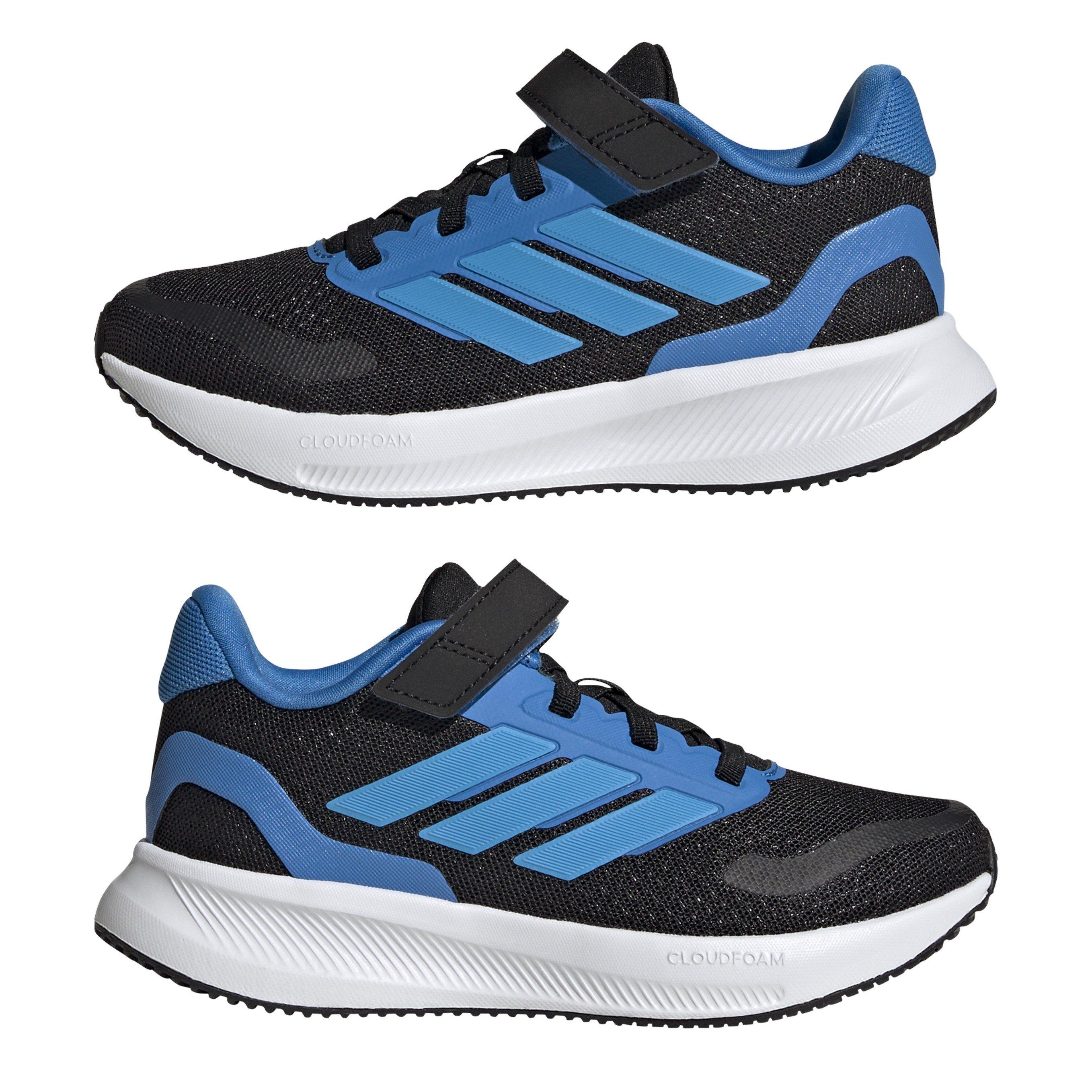 Schwarz/Blau - adidas - Runfalcon 5 EL Childrens Trainers - 9