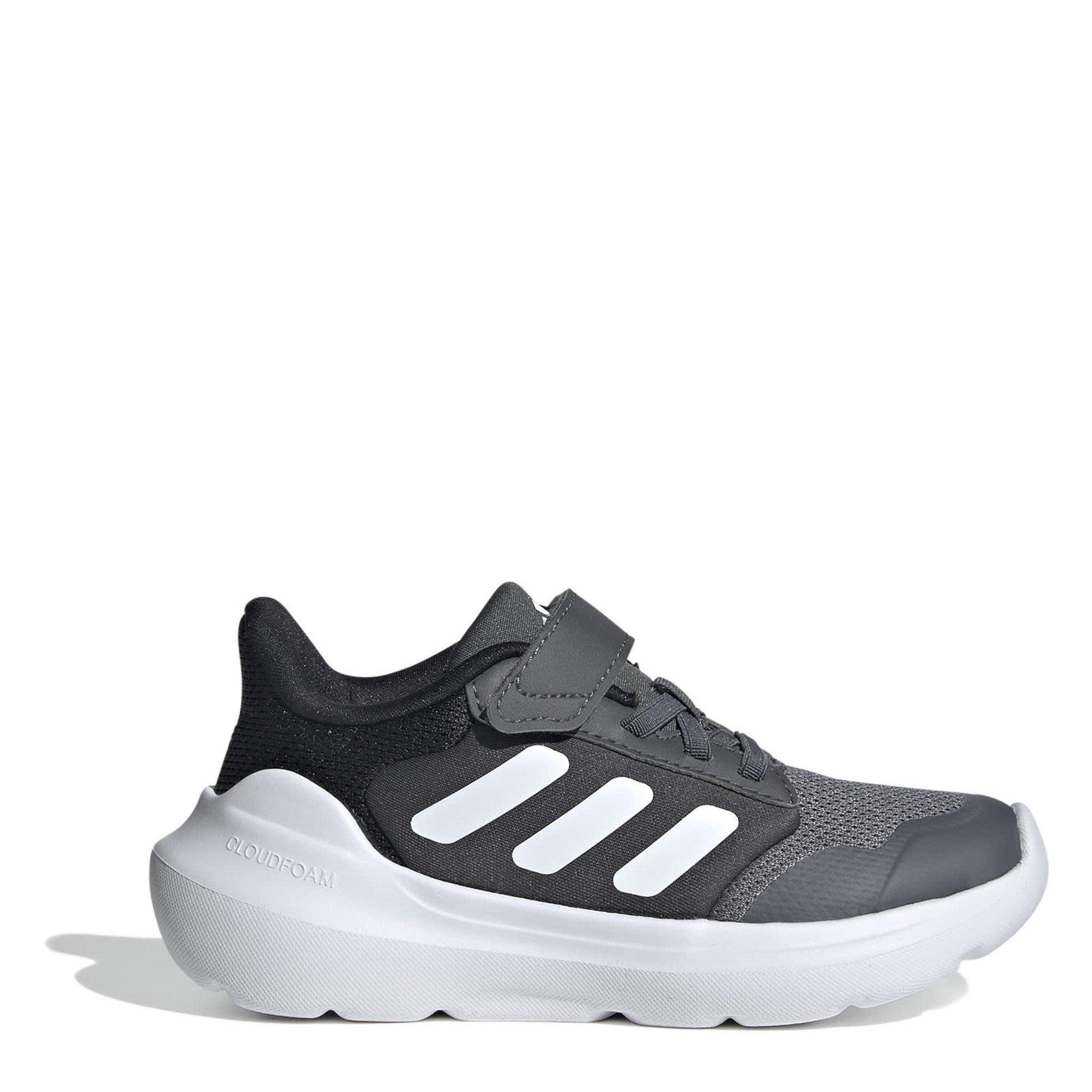 Grey/Black - adidas - Tensaur Run 2.0 Children Shoes - 1