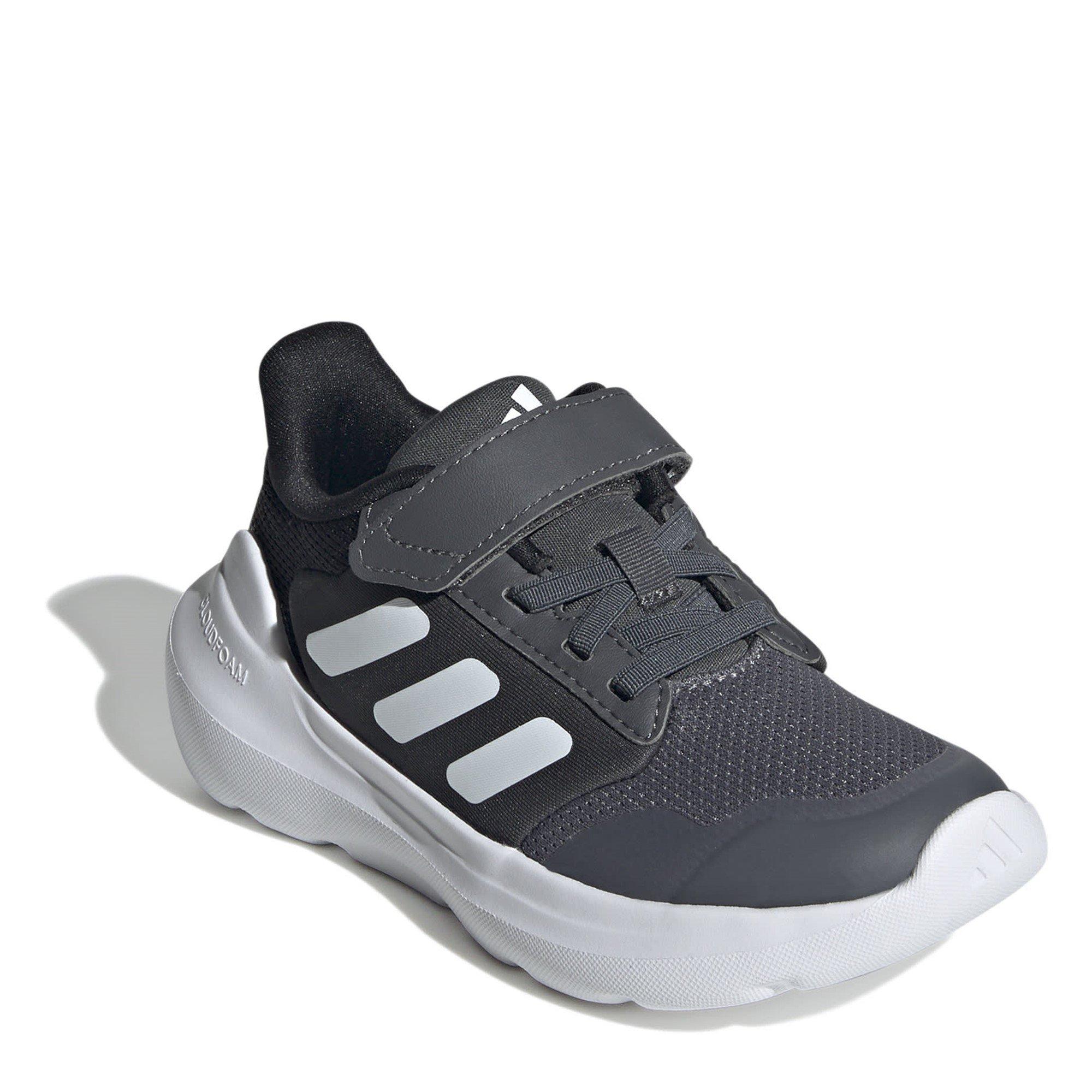 Grey/Black - adidas - Tensaur Run 2.0 Children Shoes - 3