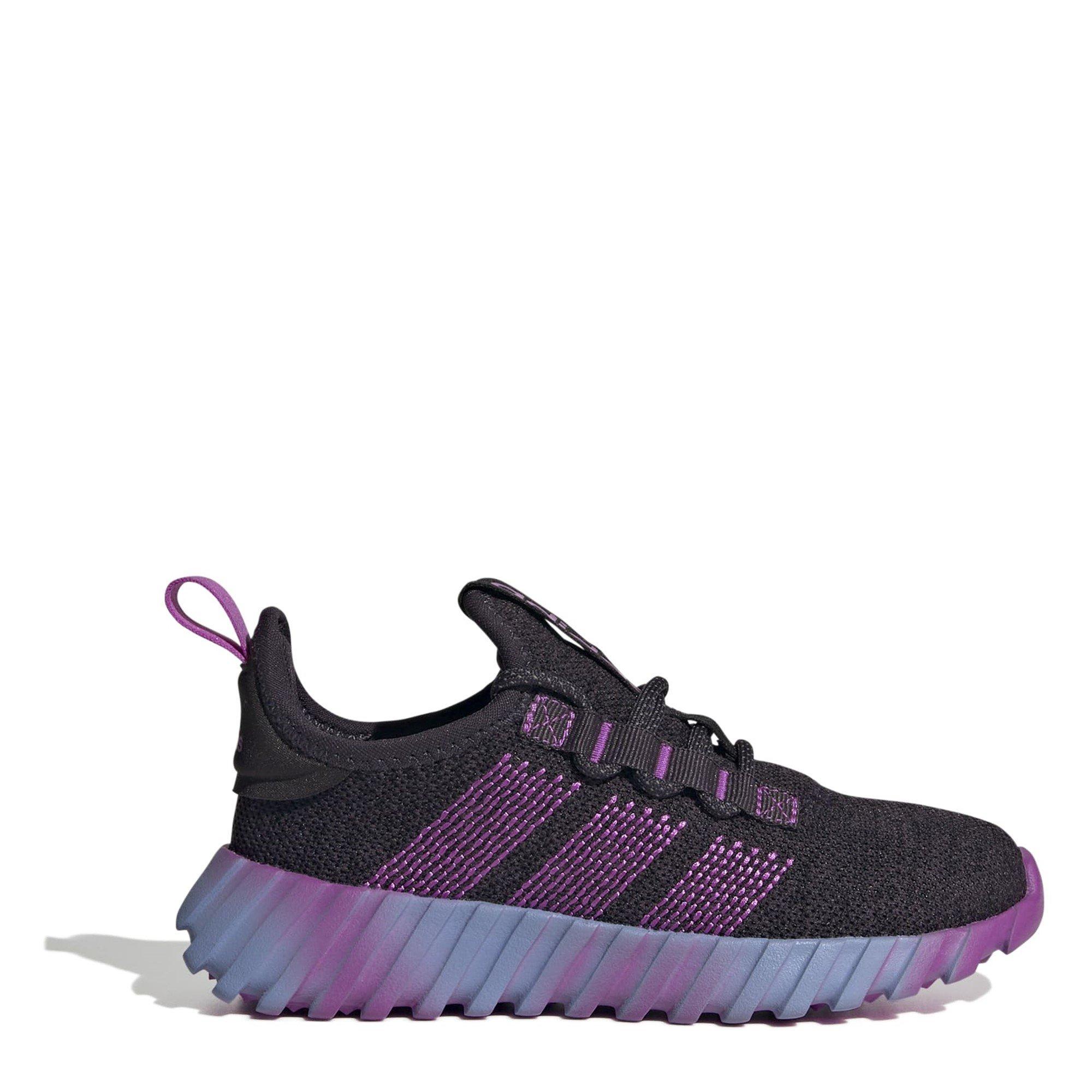 Schwarz/Lila - adidas - Kaptir Flow K Kids Trainers - 1