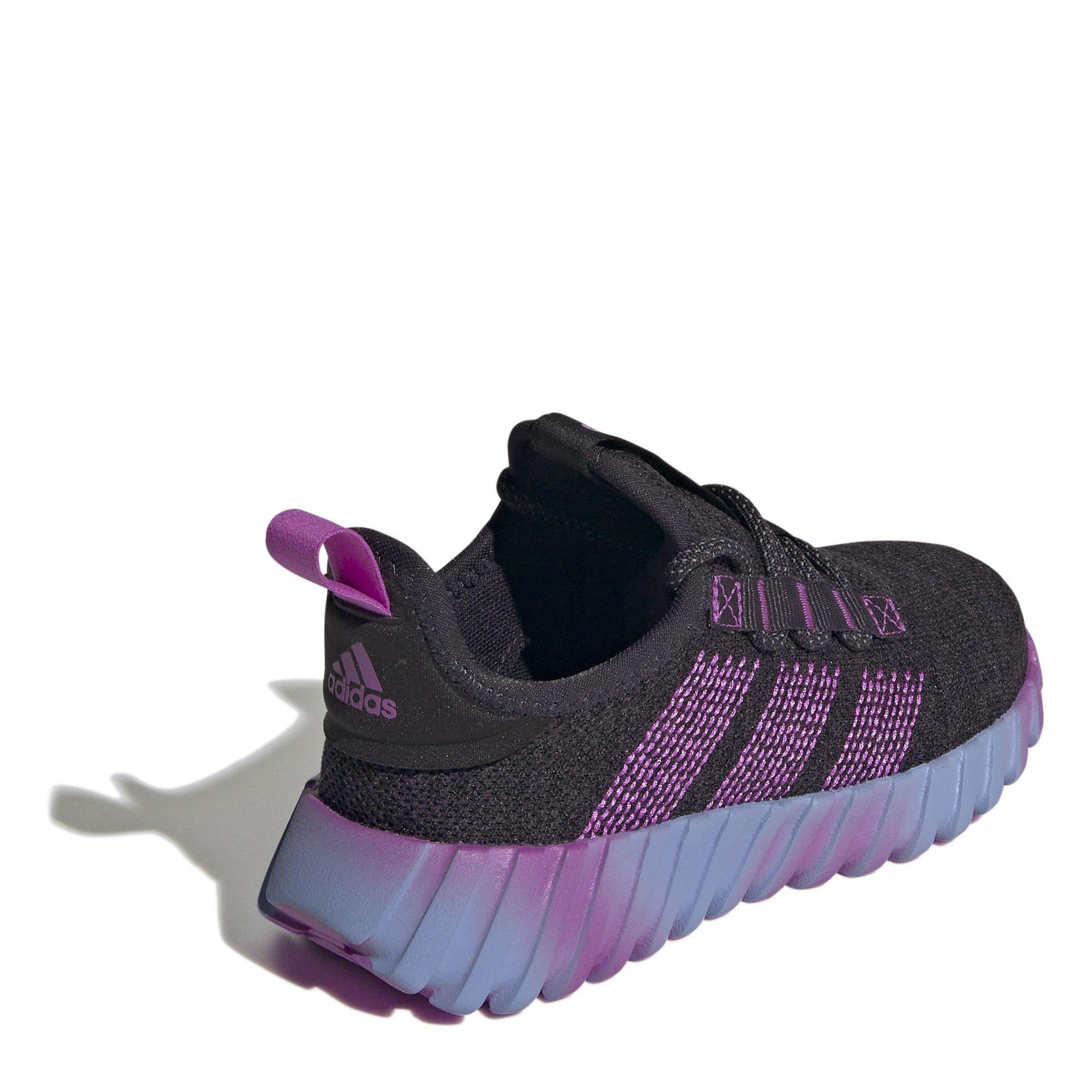 Schwarz/Lila - adidas - Kaptir Flow K Kids Trainers - 4