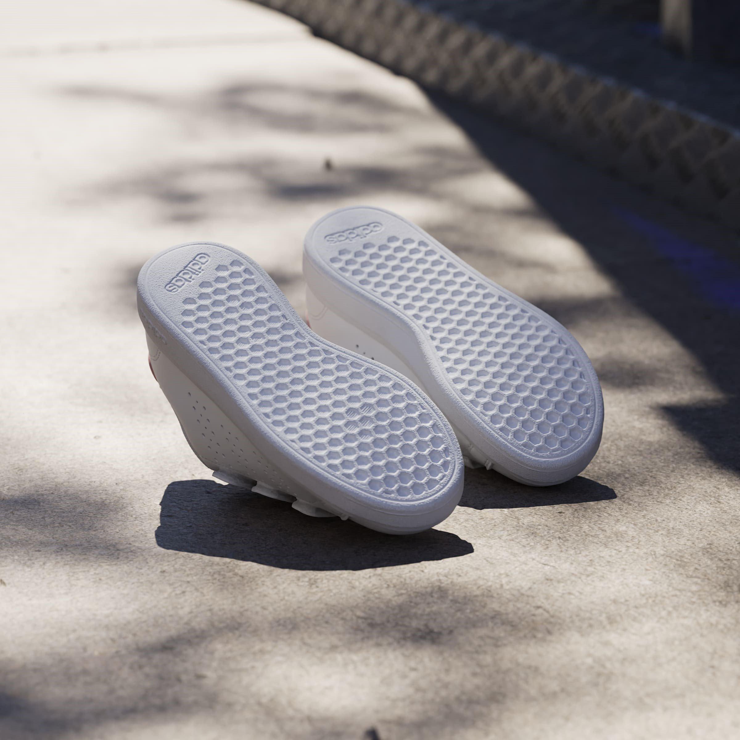 Weiß/Rosa - adidas - Advantage Base 2.0 Shoes Kids - 11