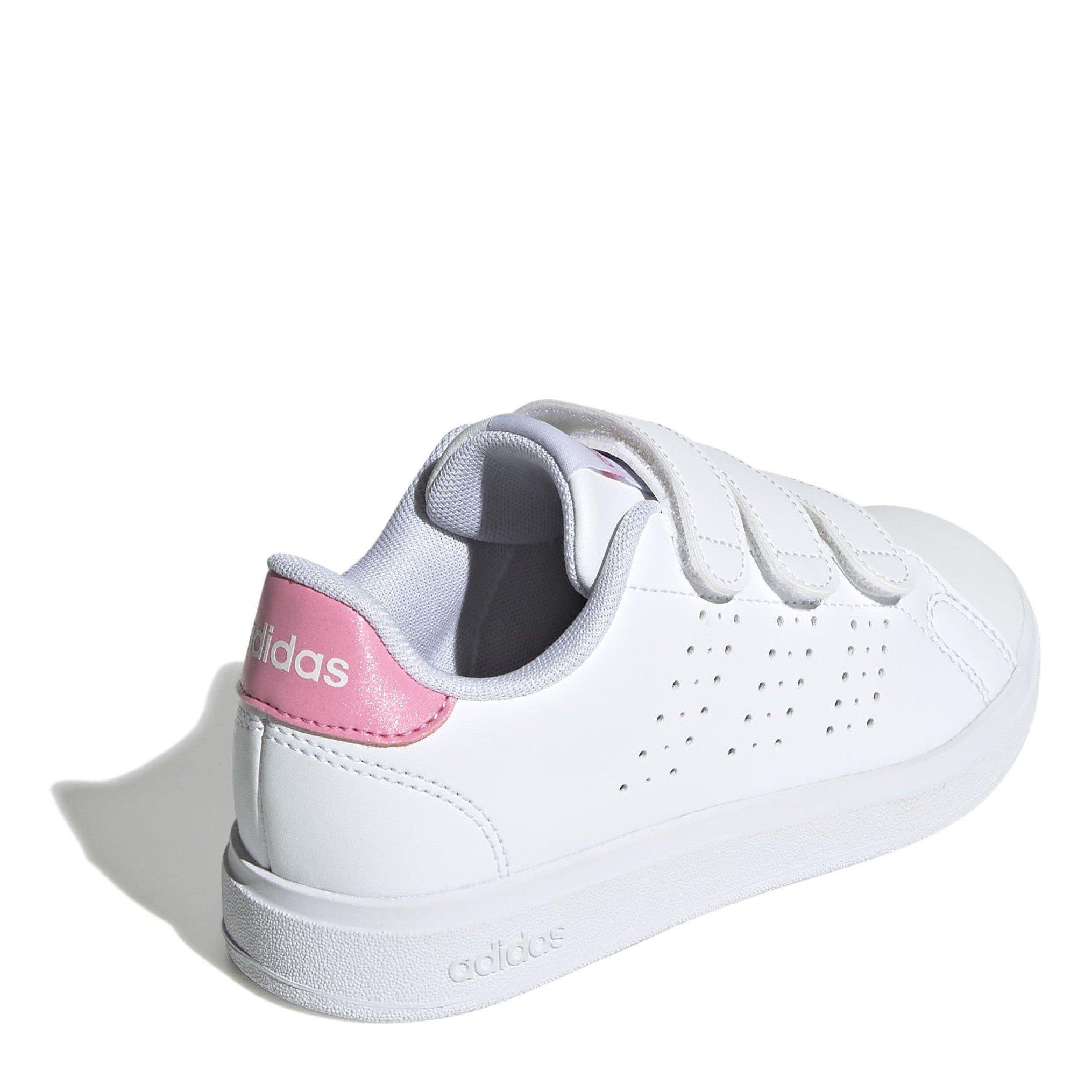 Weiß/Rosa - adidas - Advantage Base 2.0 Shoes Kids - 4
