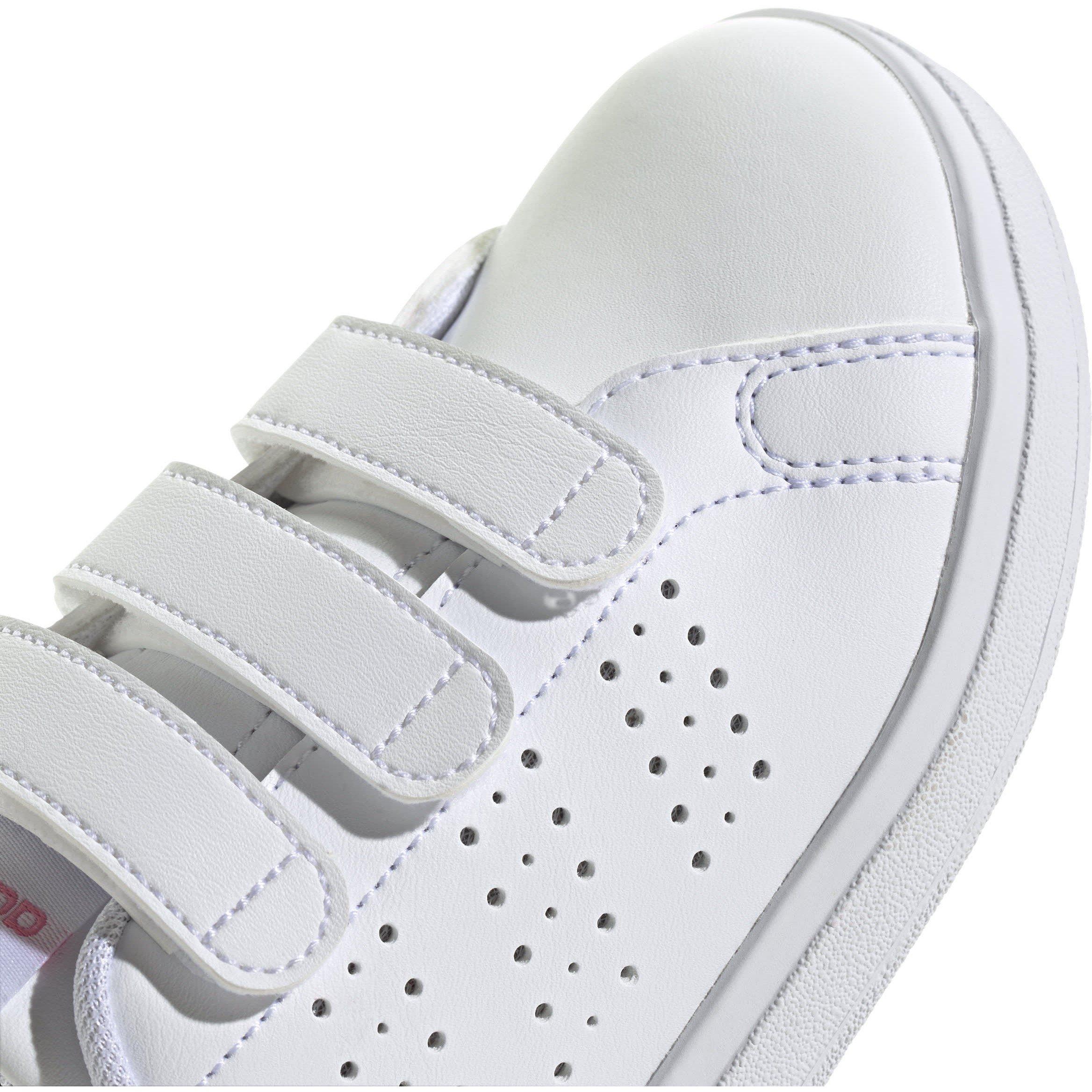 Weiß/Rosa - adidas - Advantage Base 2.0 Shoes Kids - 7