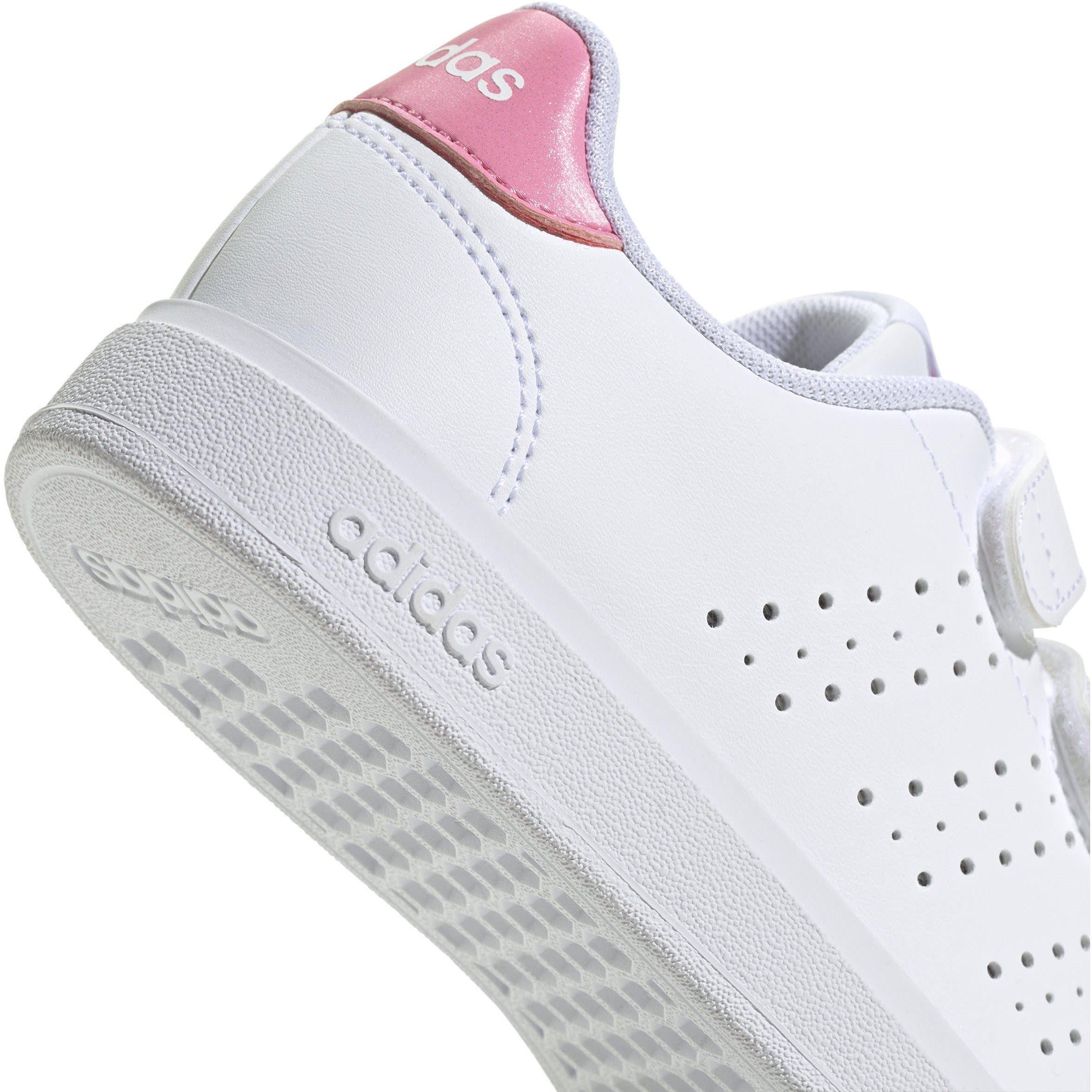 Weiß/Rosa - adidas - Advantage Base 2.0 Shoes Kids - 8