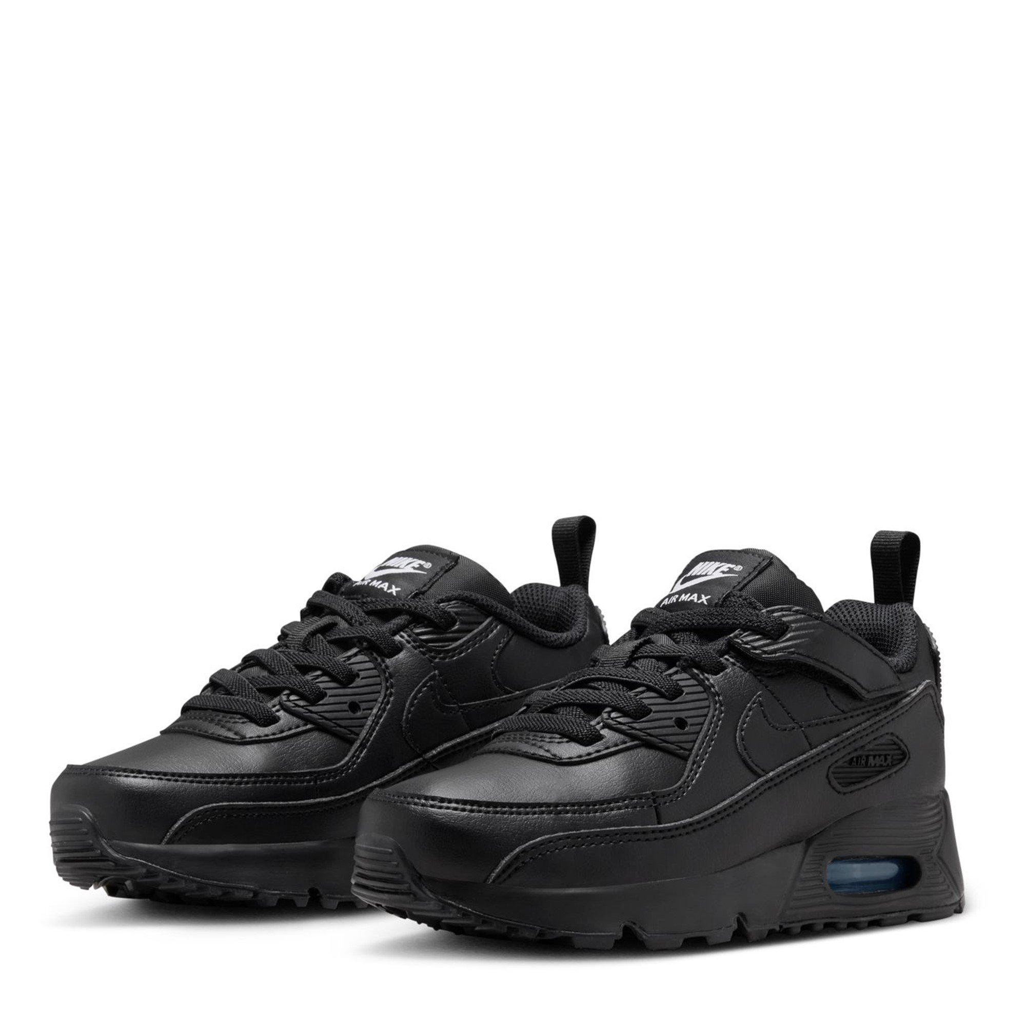 Trostruko crno - Nike - Air Max 90 EasyOn Little Kids' Shoes - 3