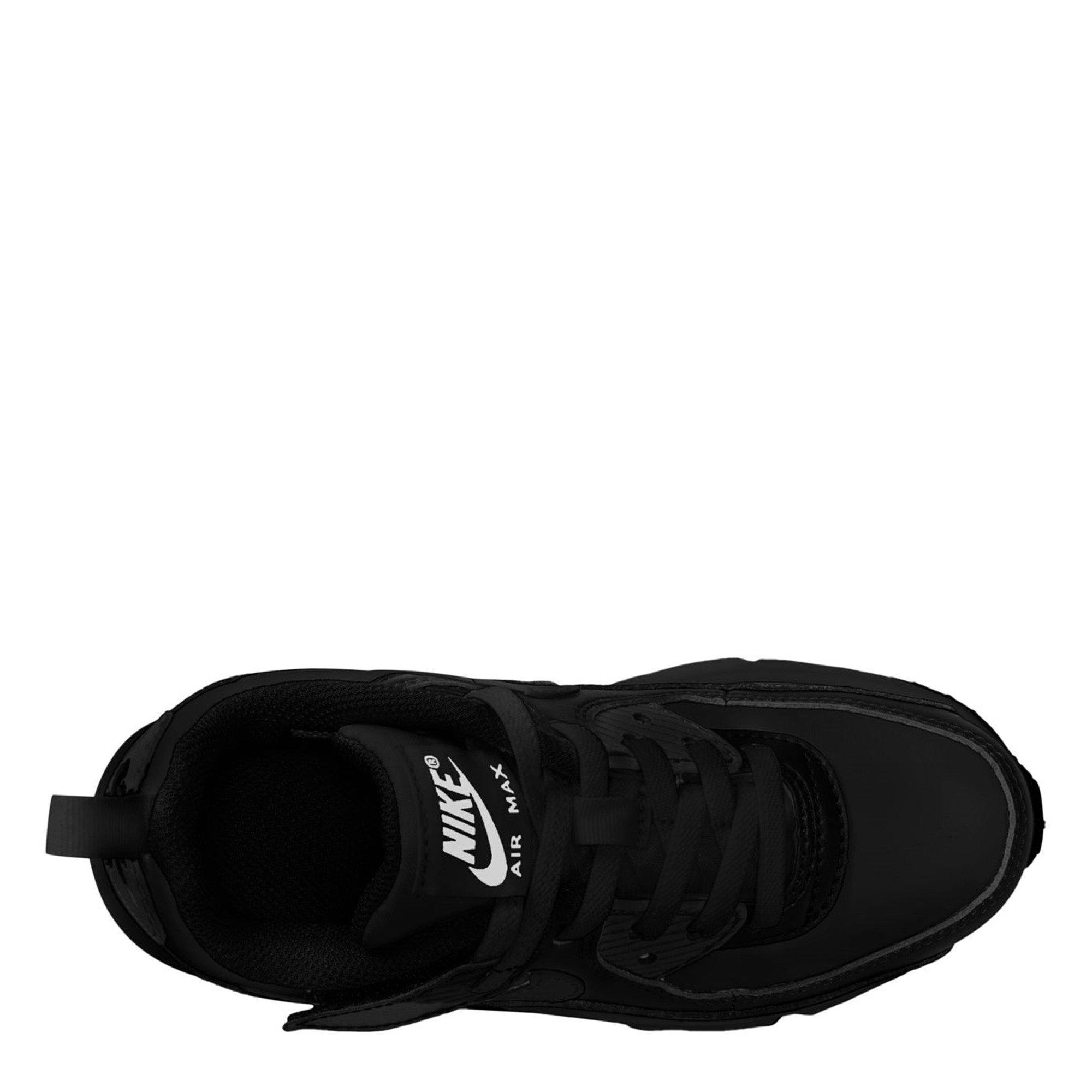 Trostruko crno - Nike - Air Max 90 EasyOn Little Kids' Shoes - 9