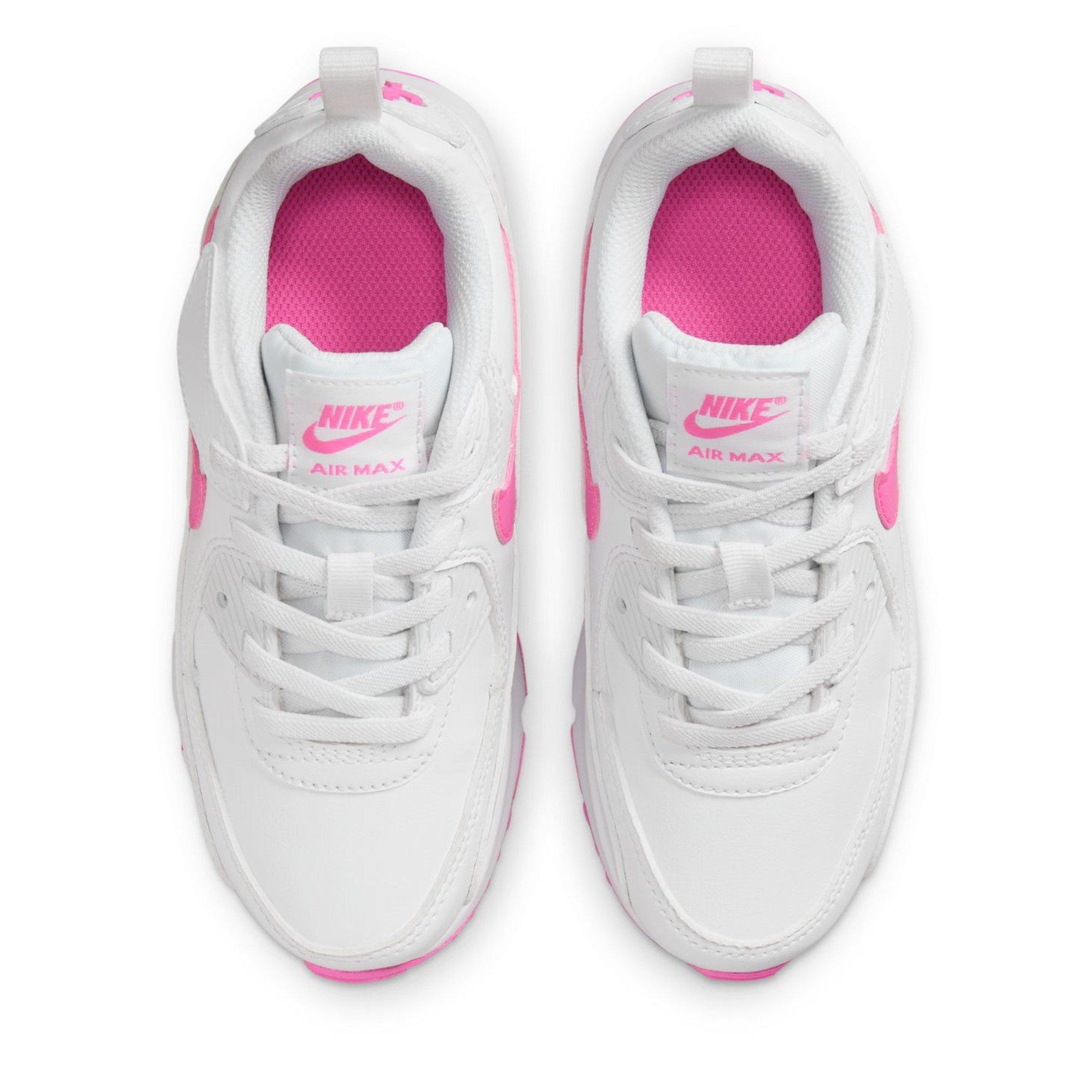 White/Pink - Nike - Air Max 90 EasyOn Childrens - 5
