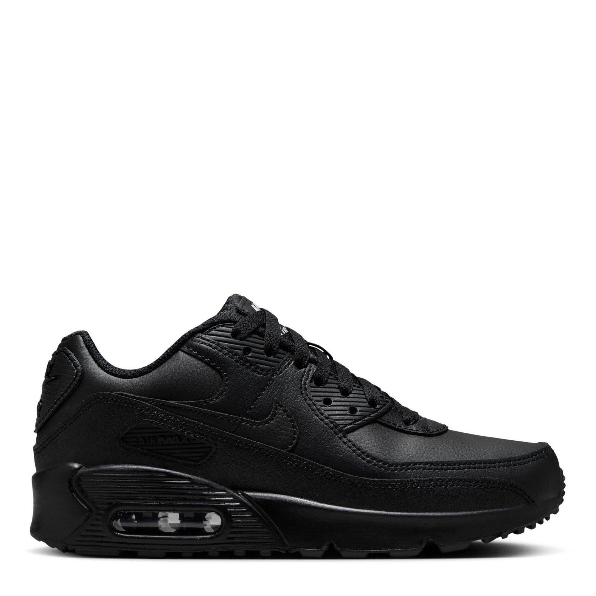 Triplo Nero - Nike - Air Max 90 Little/Big Kids' Shoes - 1