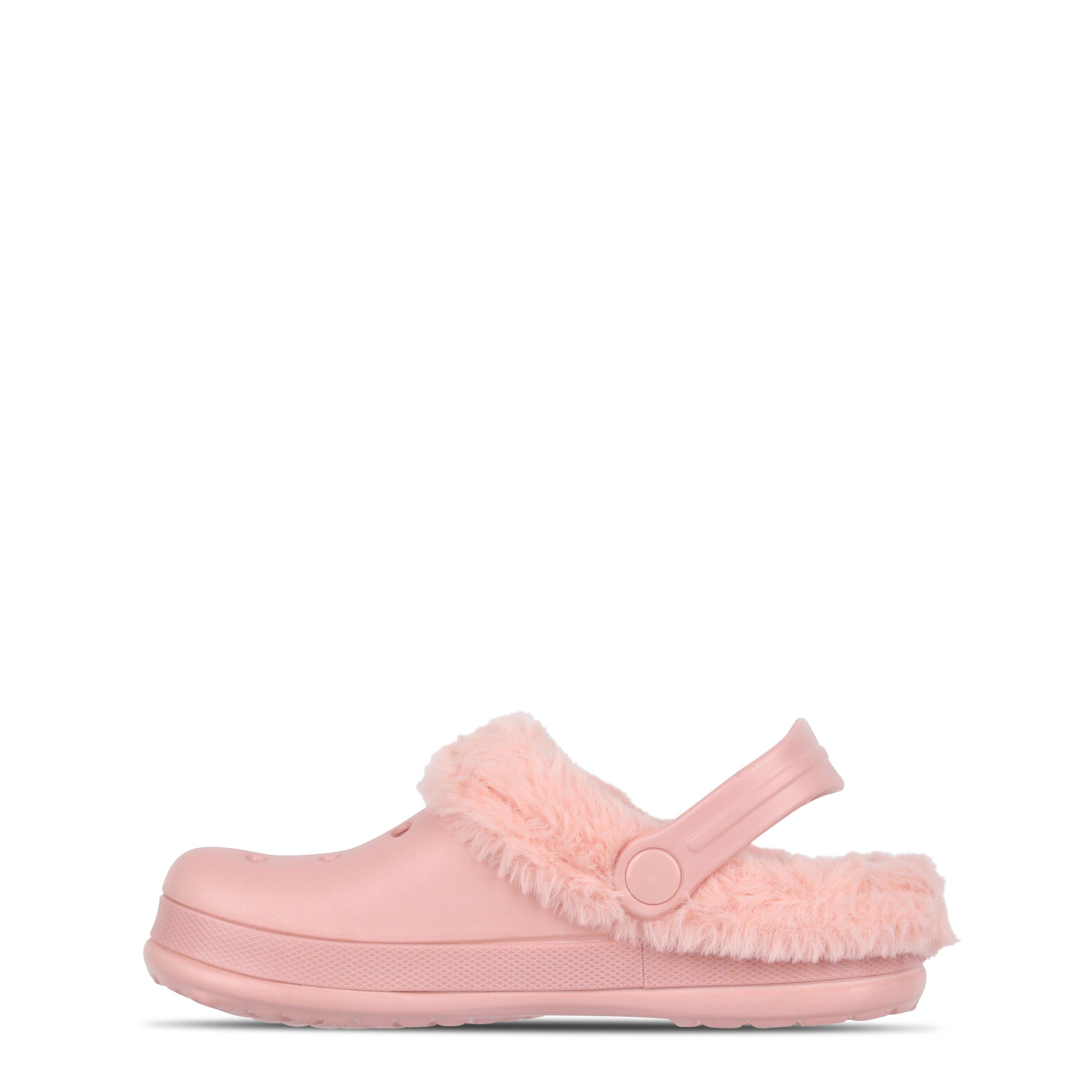 Pink - Hot Tuna - Kids' Fur Slider Slippers - 2