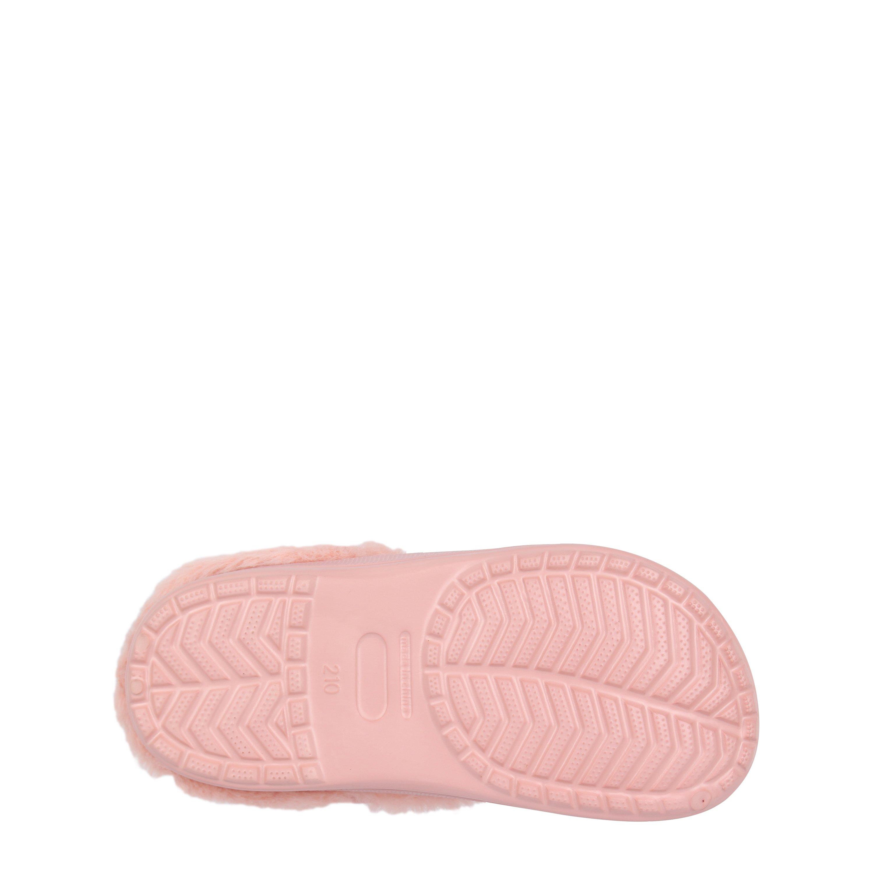 Pink - Hot Tuna - Kids' Fur Slider Slippers - 6