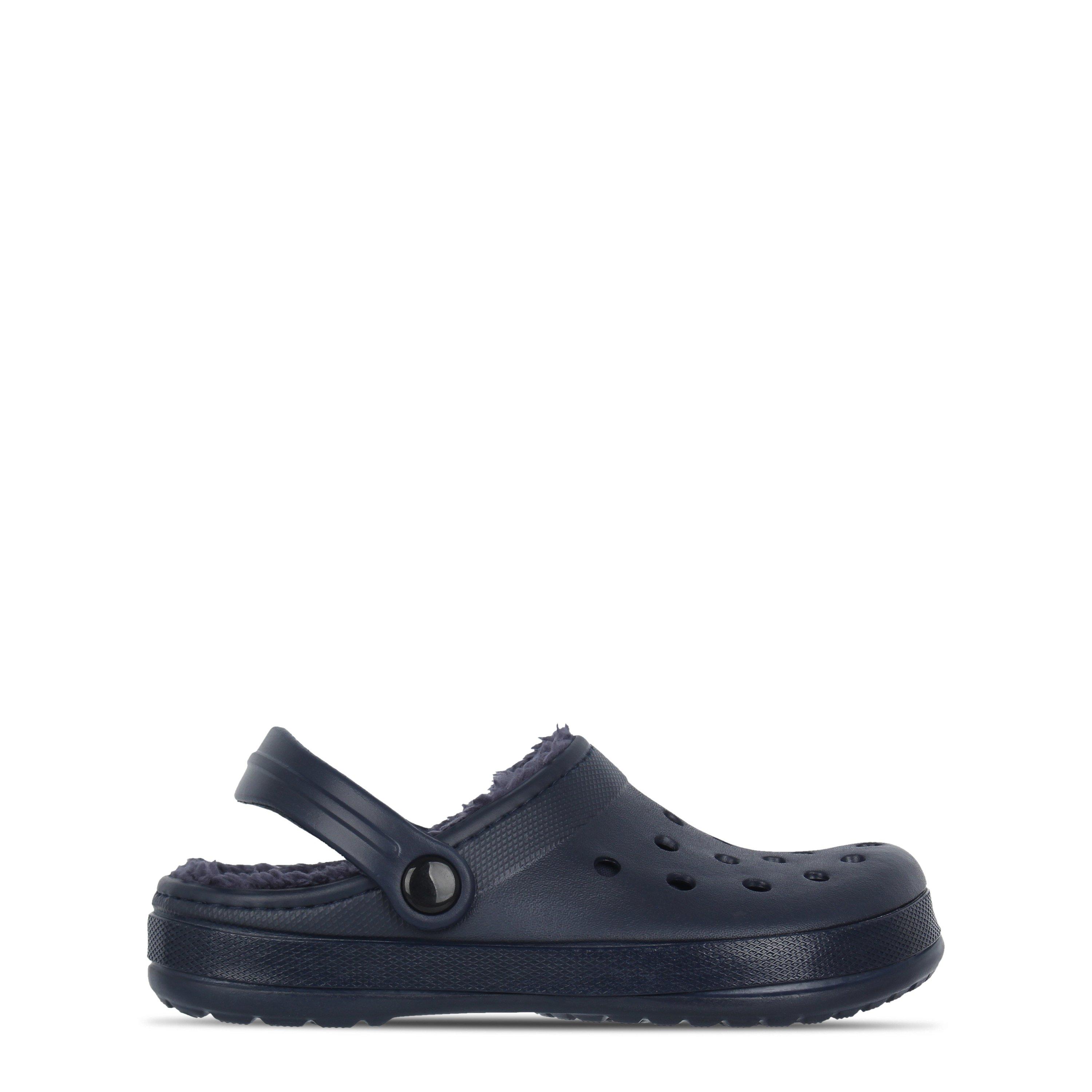 Marineblå - Hot Tuna - Kids' Fur Slider Slippers - 1