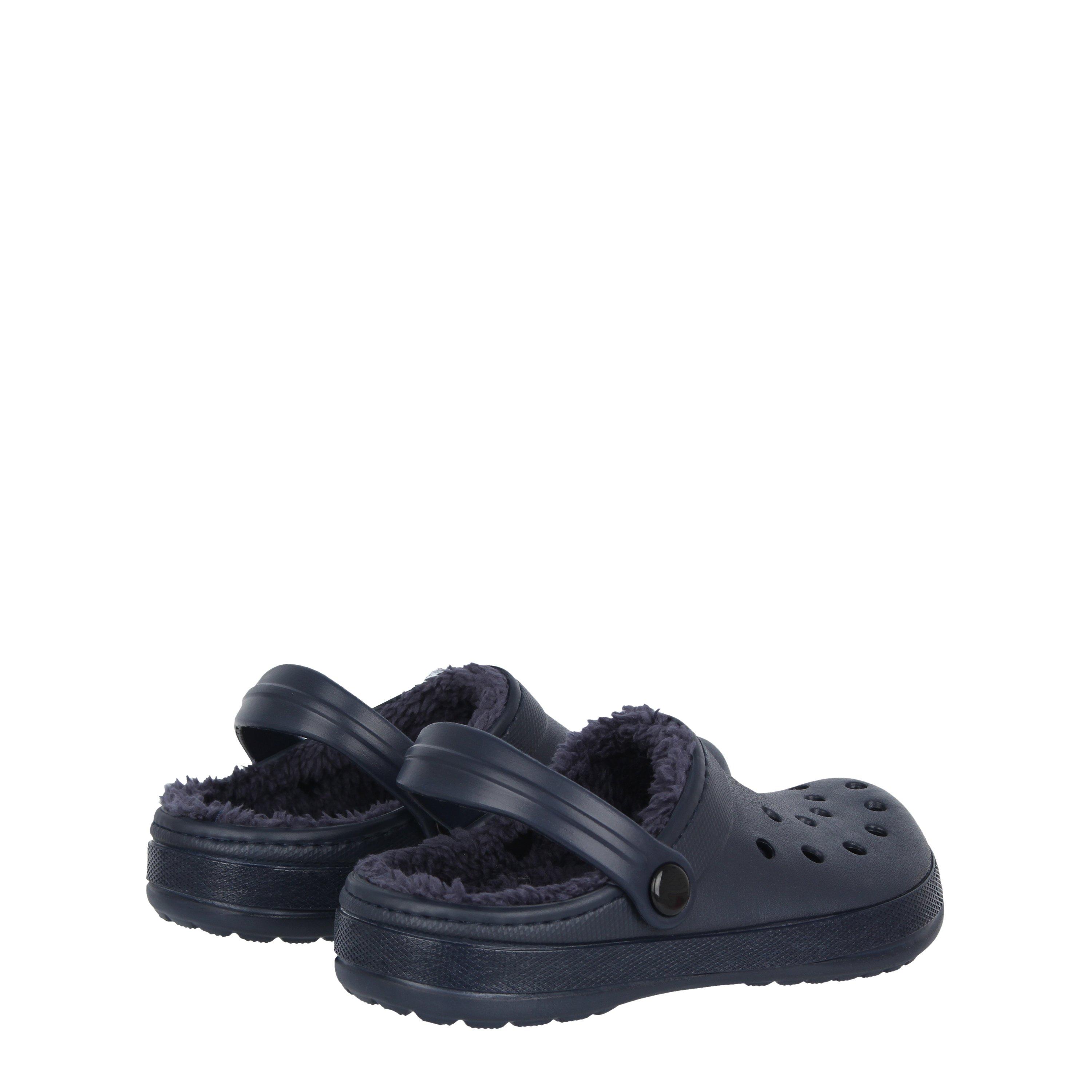 Marineblå - Hot Tuna - Kids' Fur Slider Slippers - 4