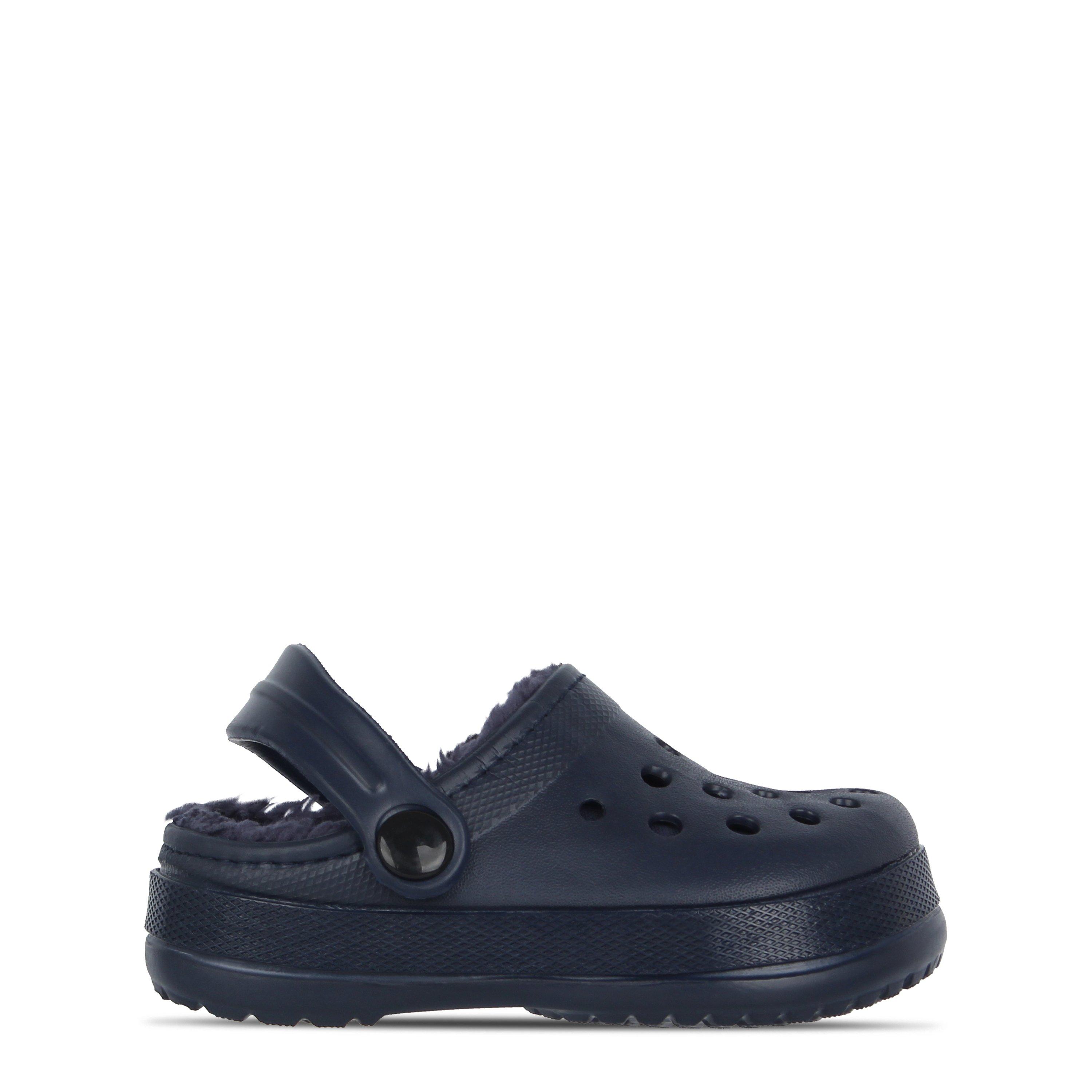 Azul Marinho - Hot Tuna - Kids' Fur Slider Slippers - 1