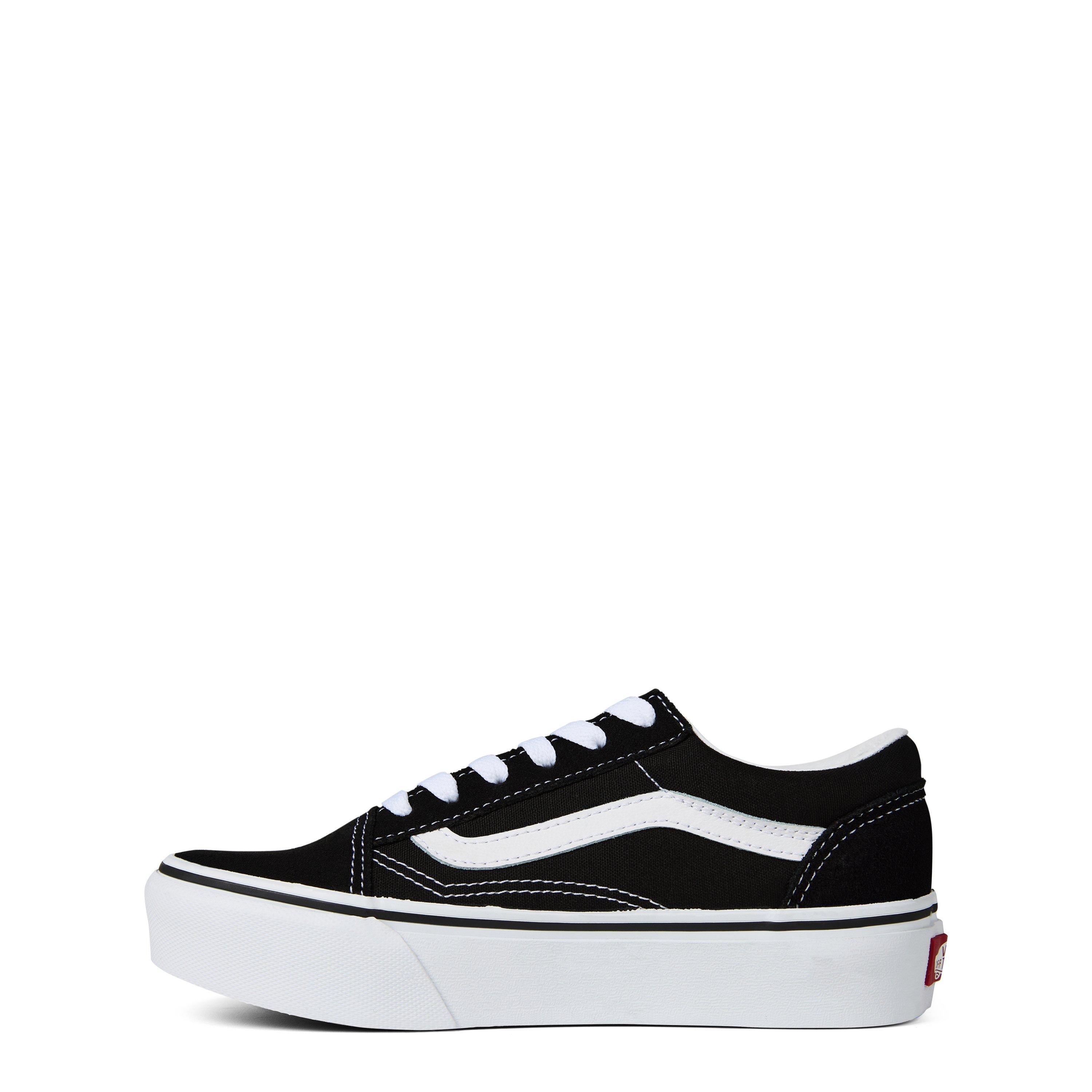Black/White - Vans - Old School Platform Shoes Juniors - 2