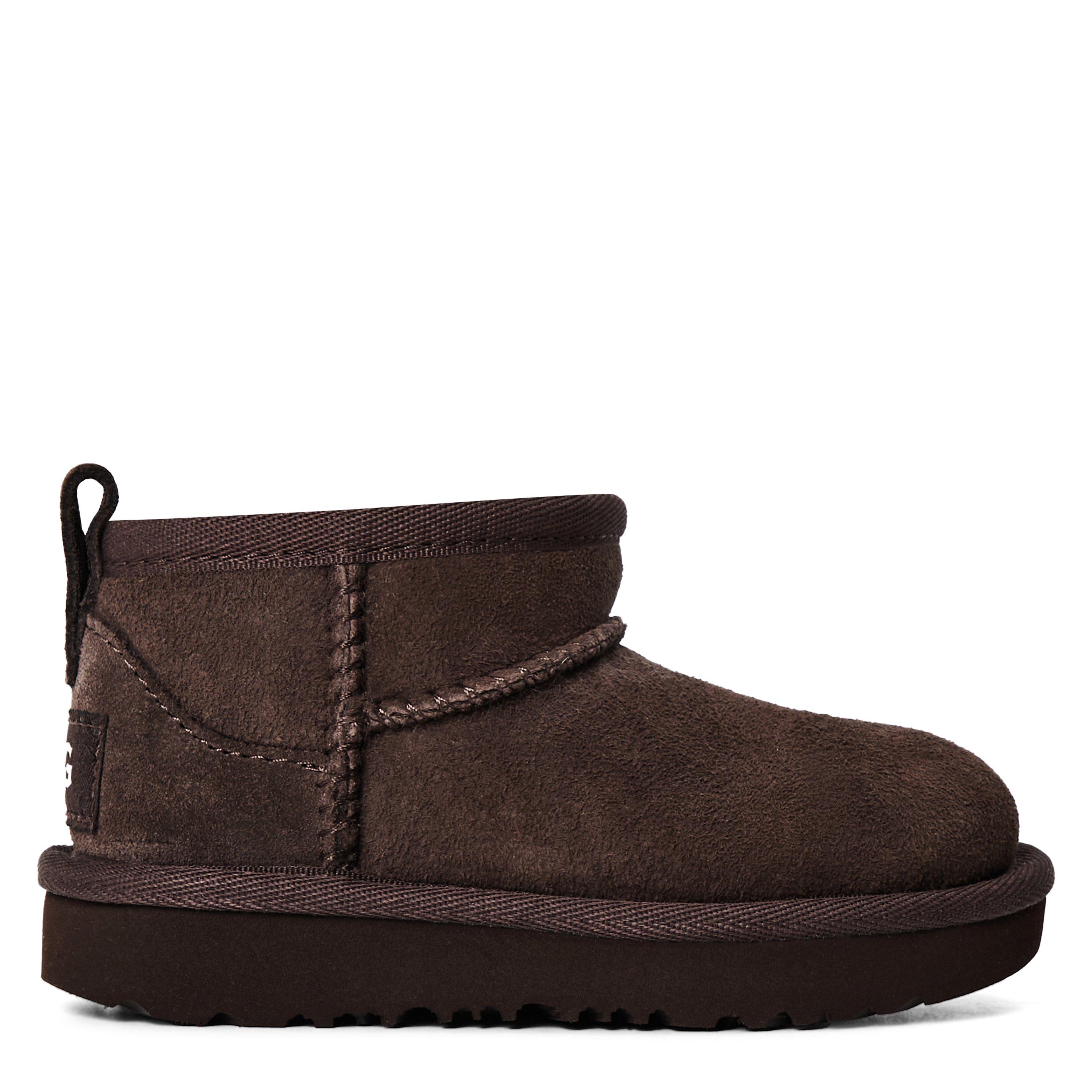 Ugg Kids' Classic Ultra Mini Sheepskin Snug Boots - Brnt Cedar BCDR - Size C6 (23.5)