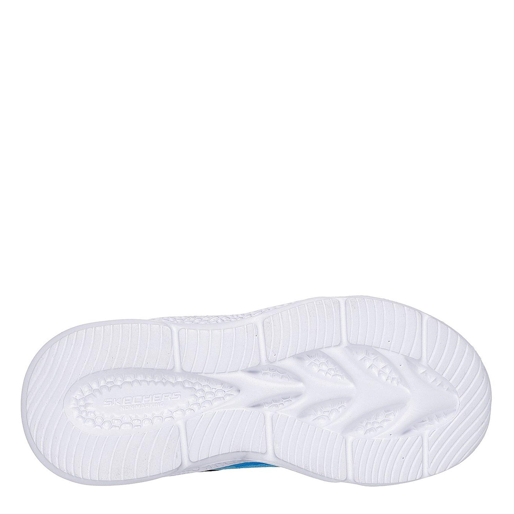 Blauw/Zwart - Skechers - Lighted Gore & Strap Sneaker W Mult Light Up Trainers Boys - 4