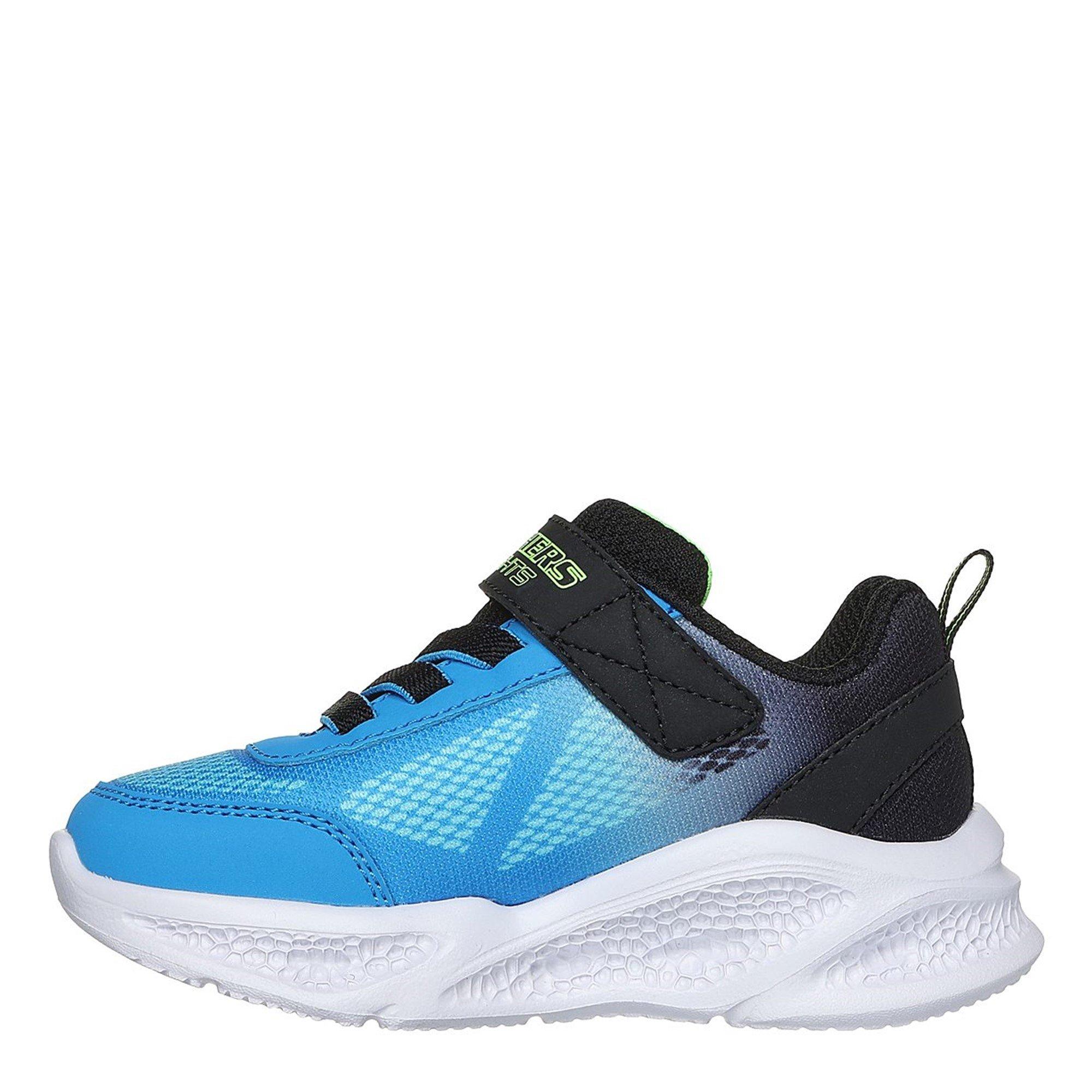 Blauw/Zwart - Skechers - Lighted Gore & Strap Sneaker W Mult Light Up Trainers Boys - 2