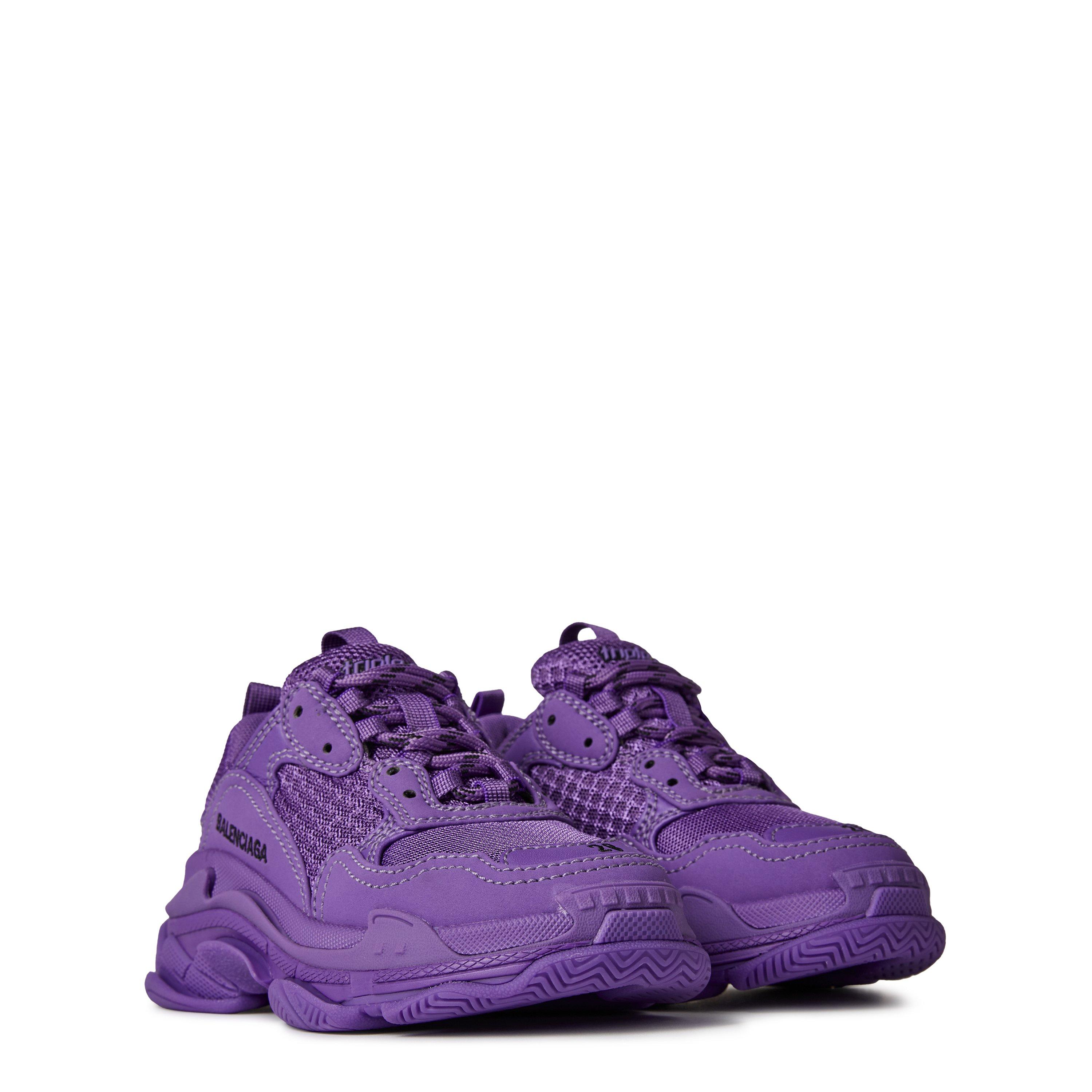 Purp/Blk - Balenciaga - Kids' Triple S Chunky Trainers - 3