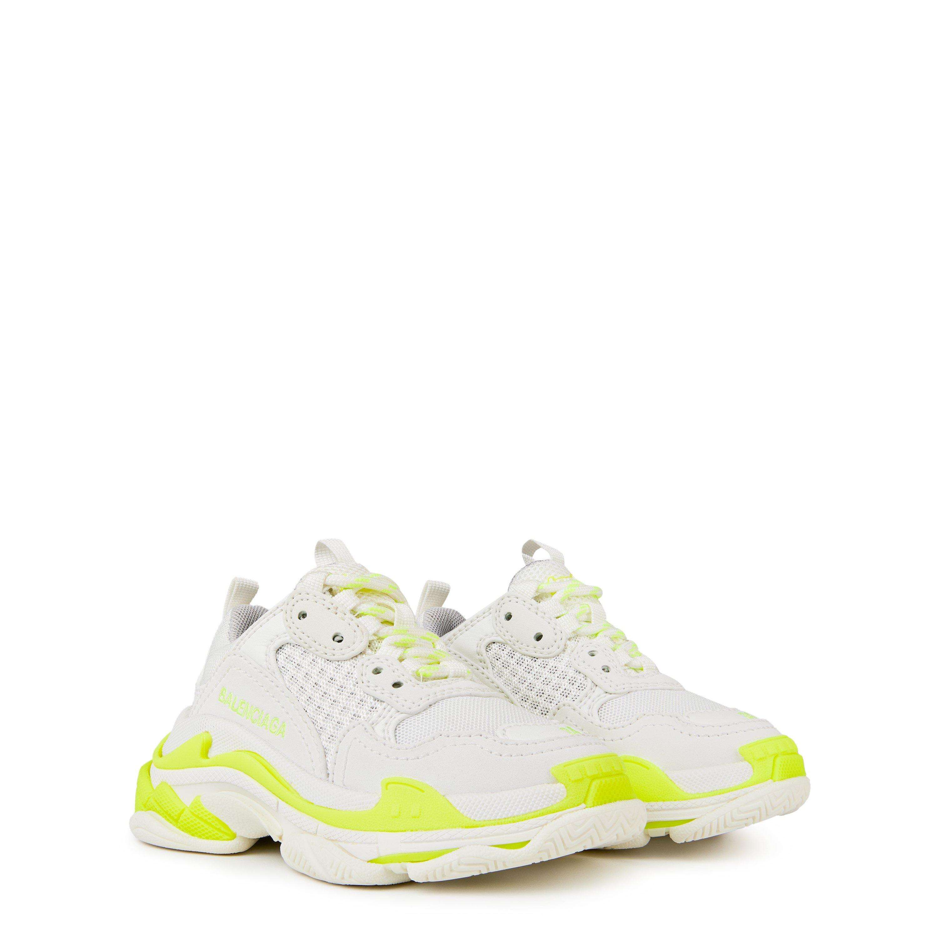 Yellow - Balenciaga - Triple S Mesh Trainers Infants - 3