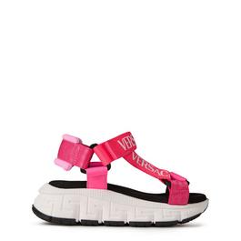 Versace Logo Trigreca Sandals Child Girls