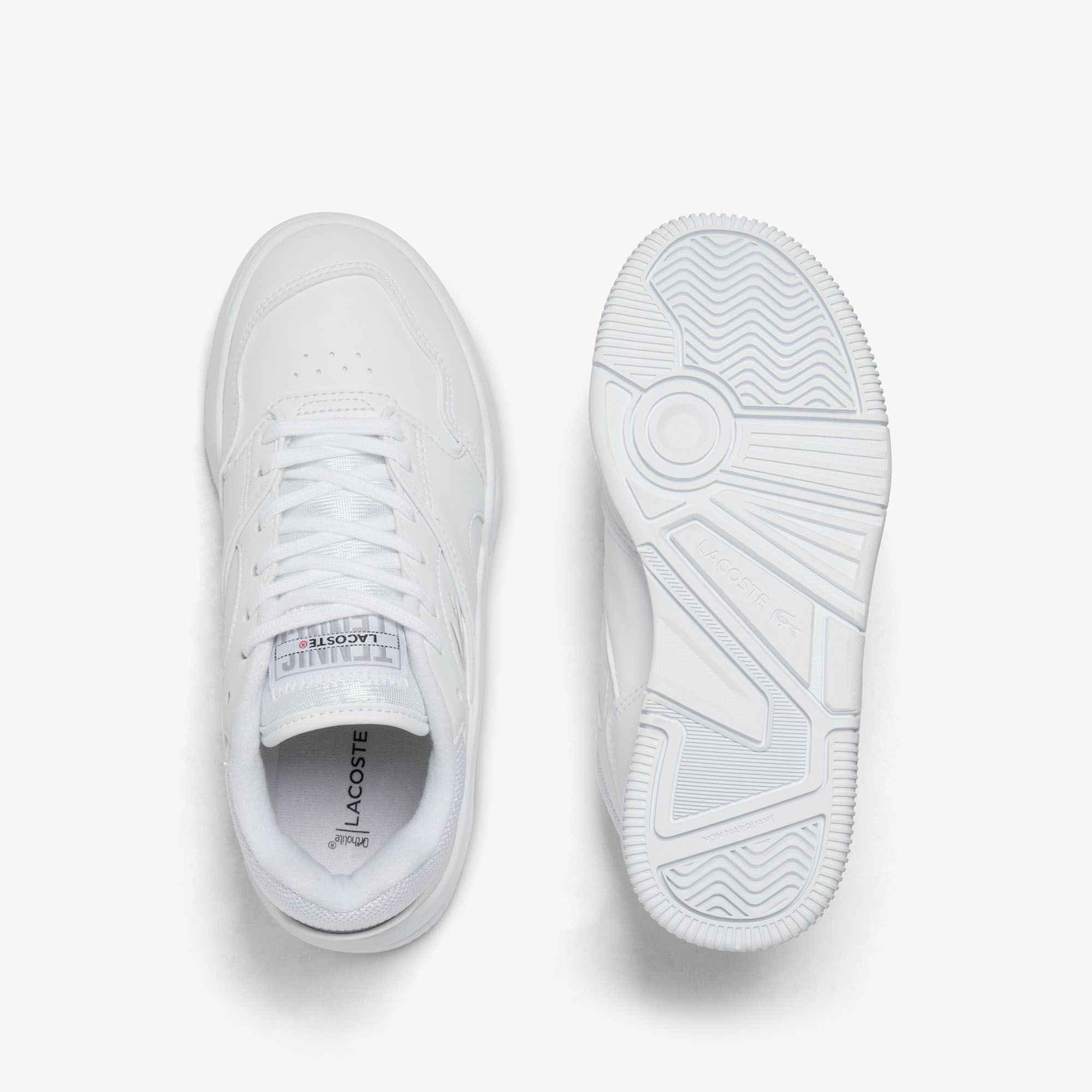 Hvid/Hvid - Lacoste - Lineshot Sneakers Juniors - 5