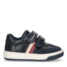 Tommy Hilfiger Flag Hook and Loop Sneakers Infants