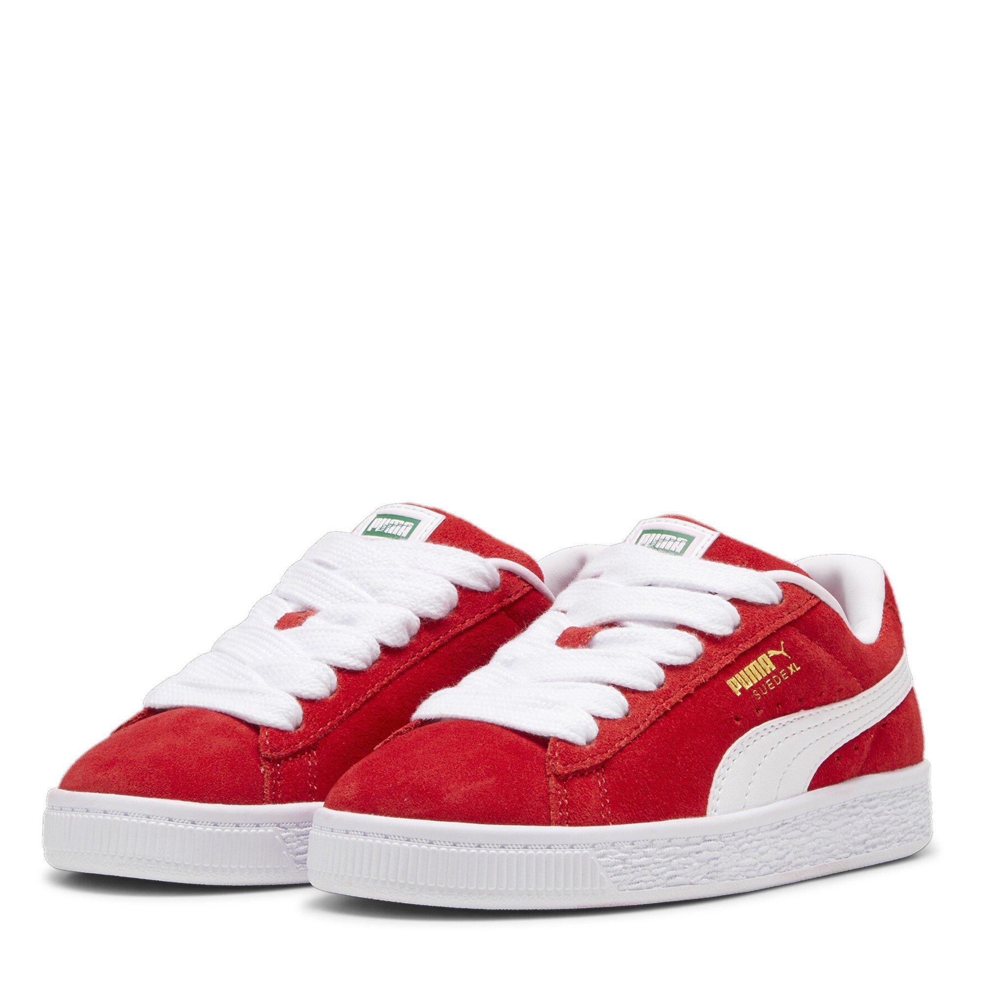Puma Boys Suede Xl Ps Low Top Trainers Infants - Red - C11 (29)