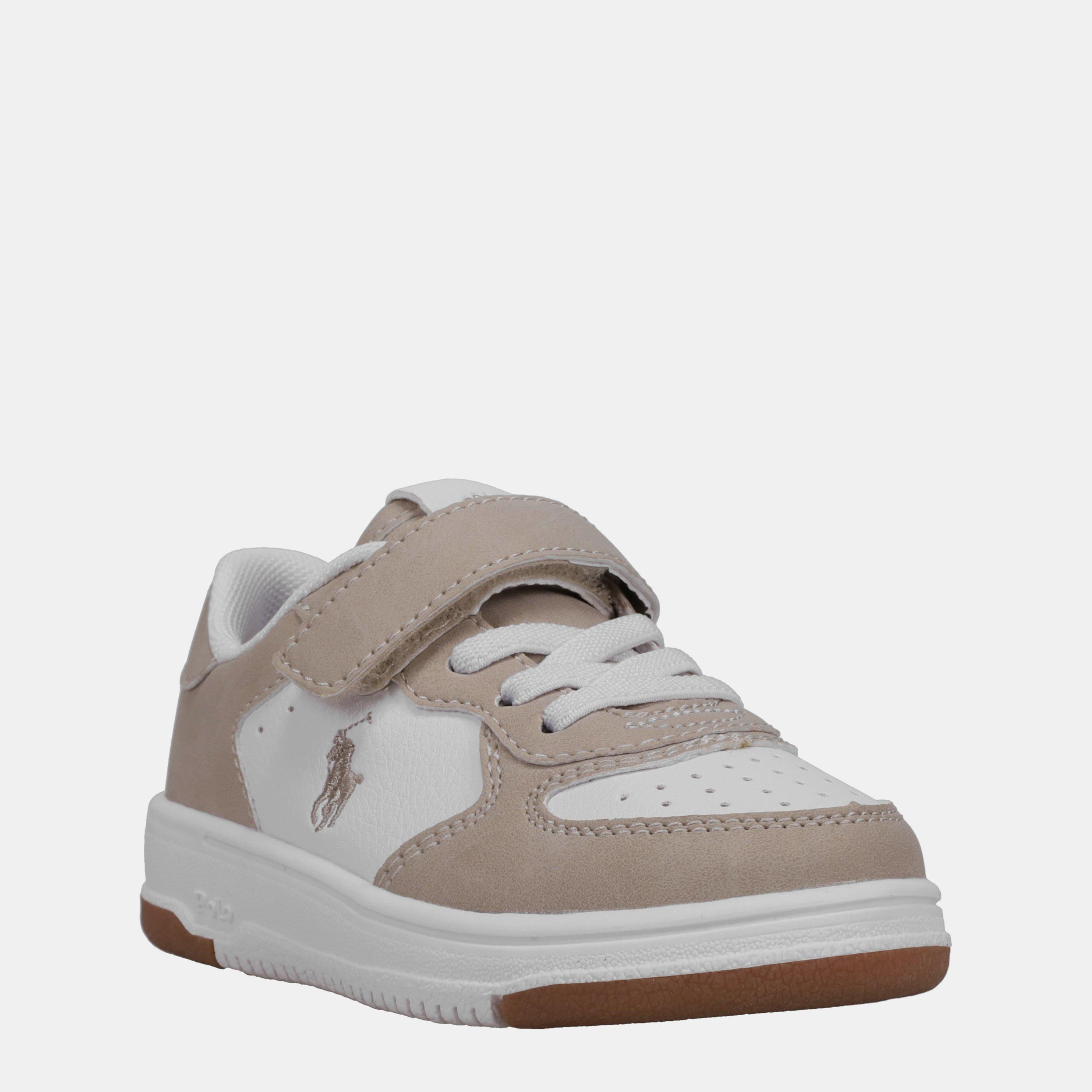 Polo Ralph Lauren  Masters Court Trainers Infants - Khaki/White - C9 (27)