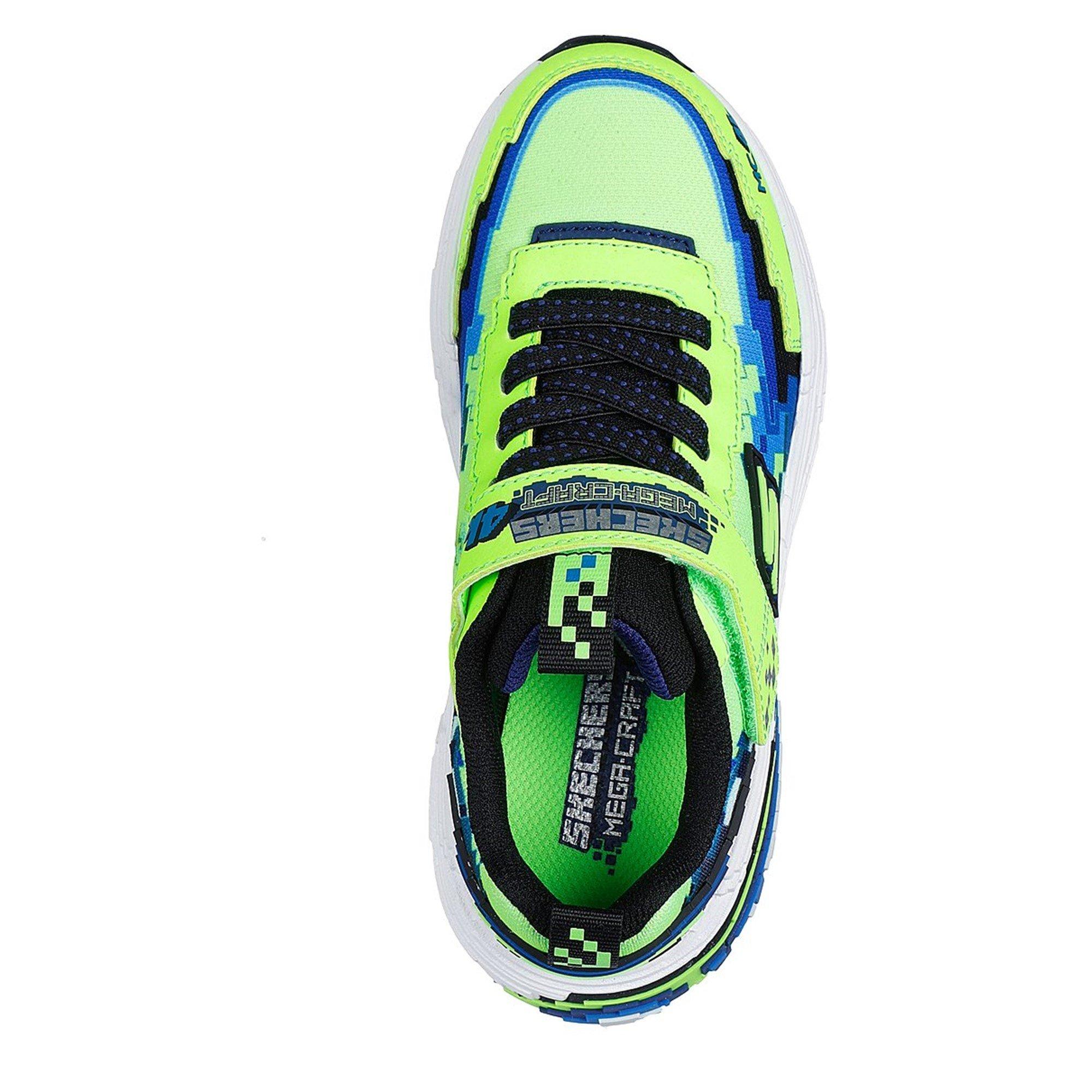 Verde - Skechers - Gore & Strap Sneaker W Pixel Detail Runners Boys - 5