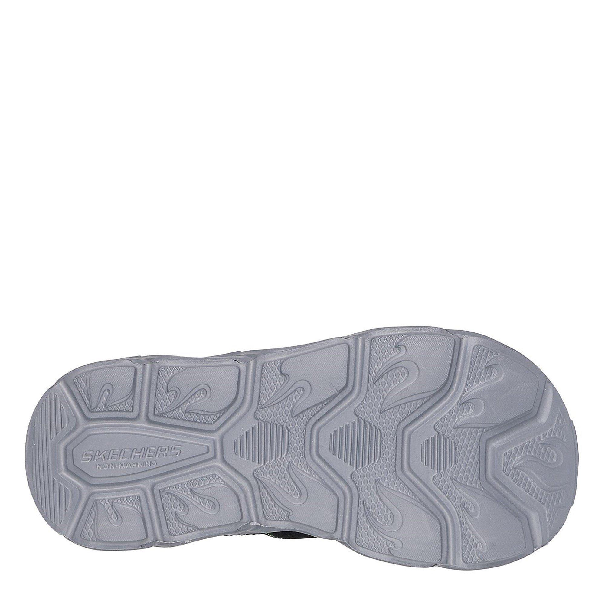 Black/Green - Skechers - S-Lights Thermo-Flash Sandals Childrens - 3