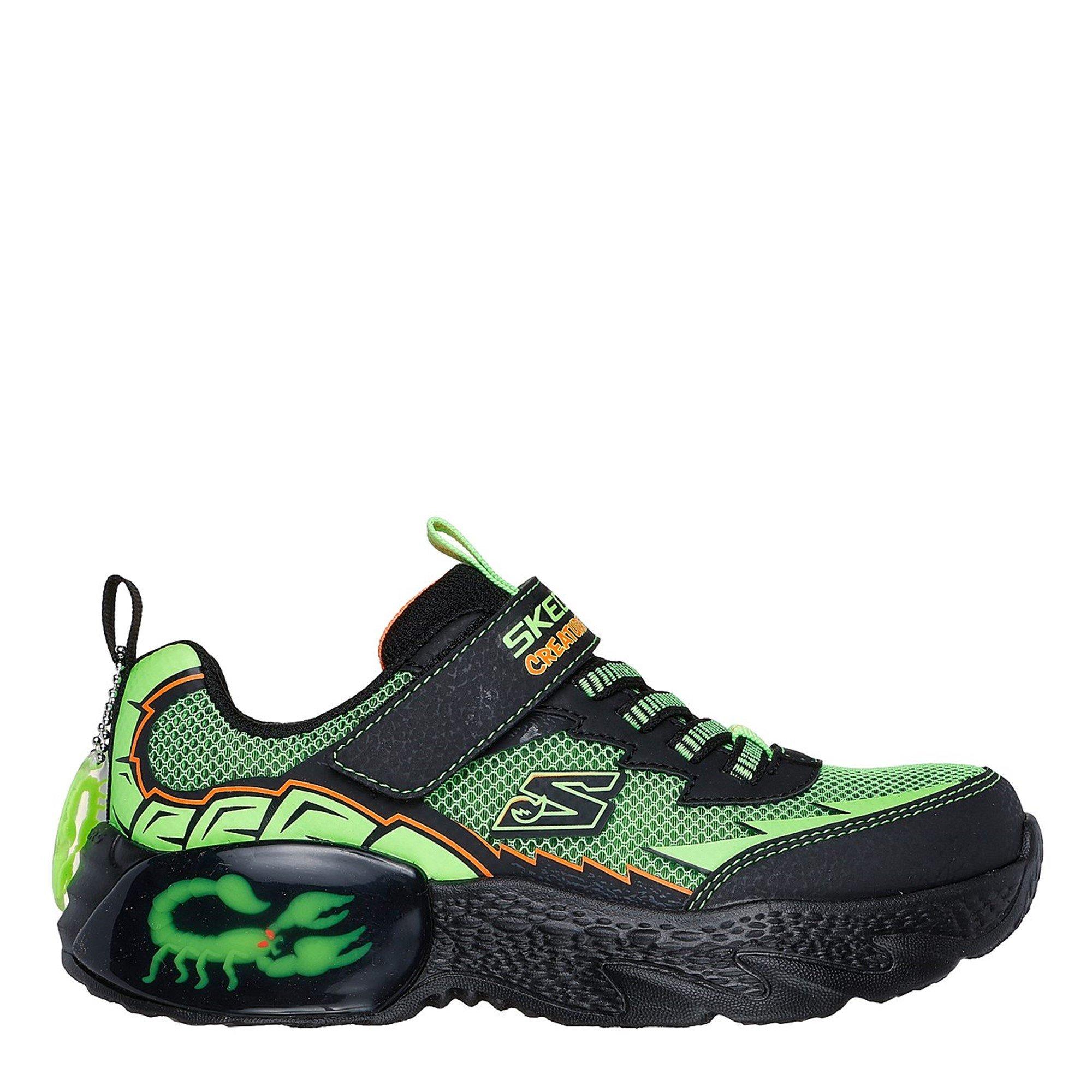 Black/Green - Skechers - Creature-Crawlers Runners Boys - 3
