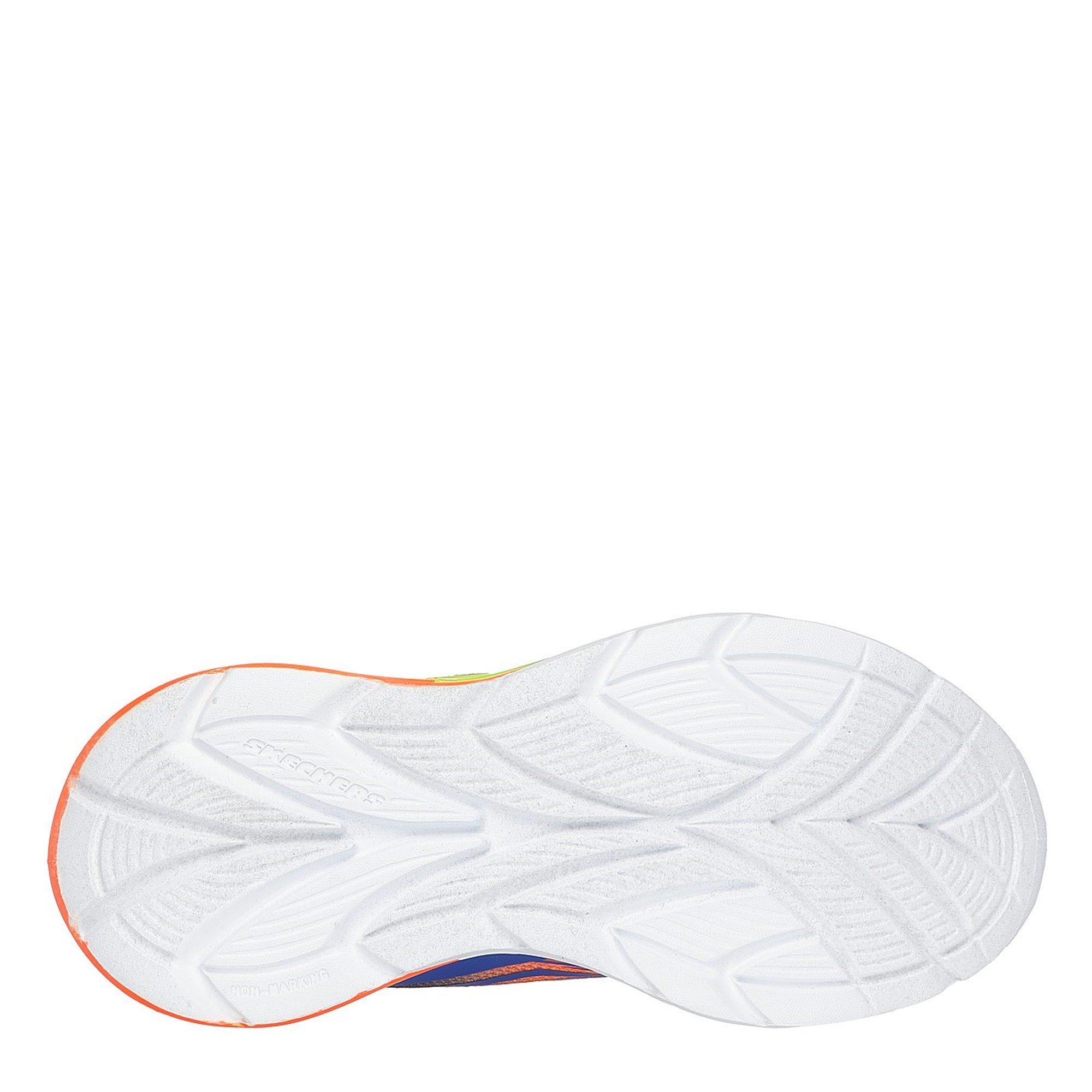 Blauw/Oranje - Skechers - Flex-Glow 4k Runners Boys - 4