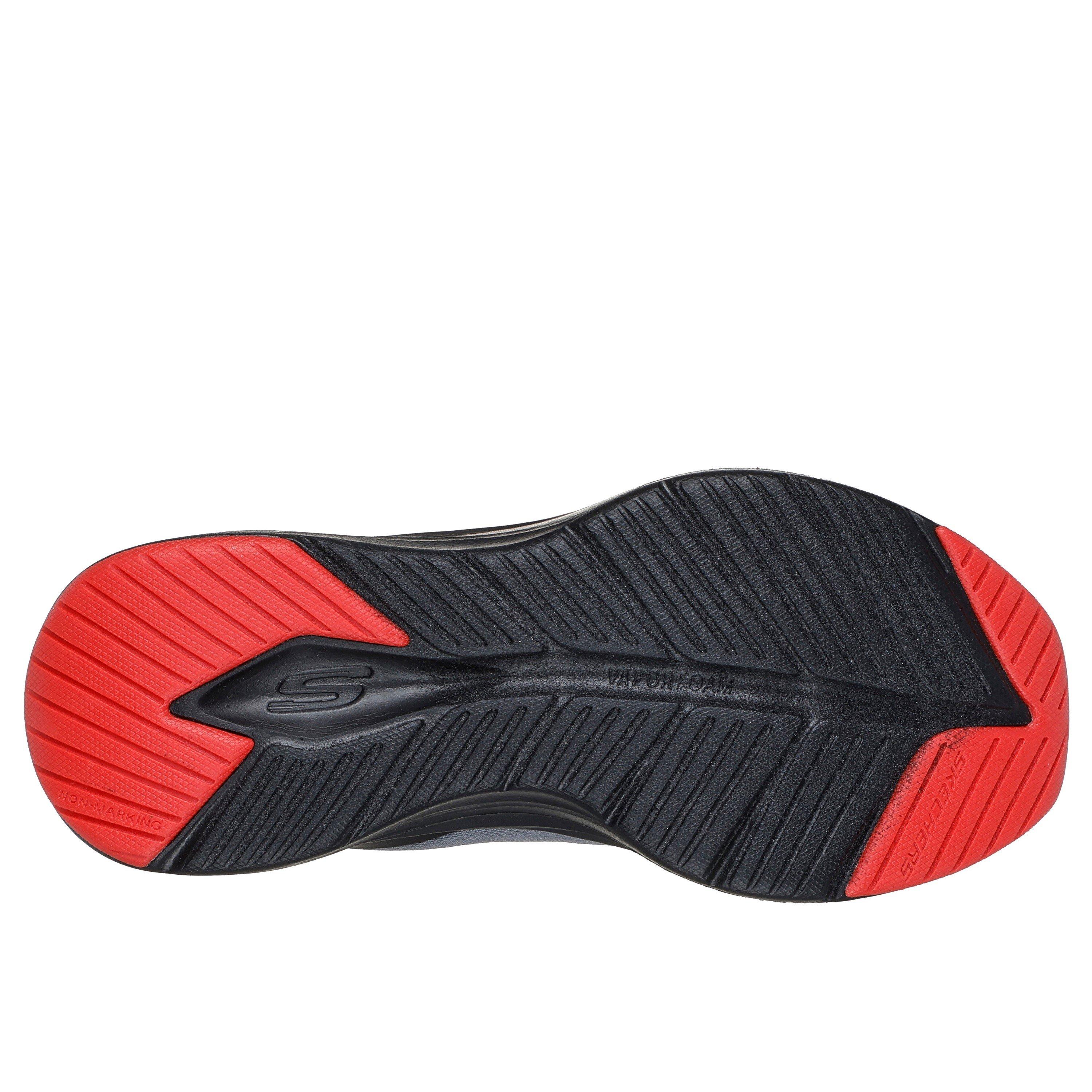 Grey/Black - Skechers - Lightweight Gore & Strap Sneaker W Runners Boys - 4