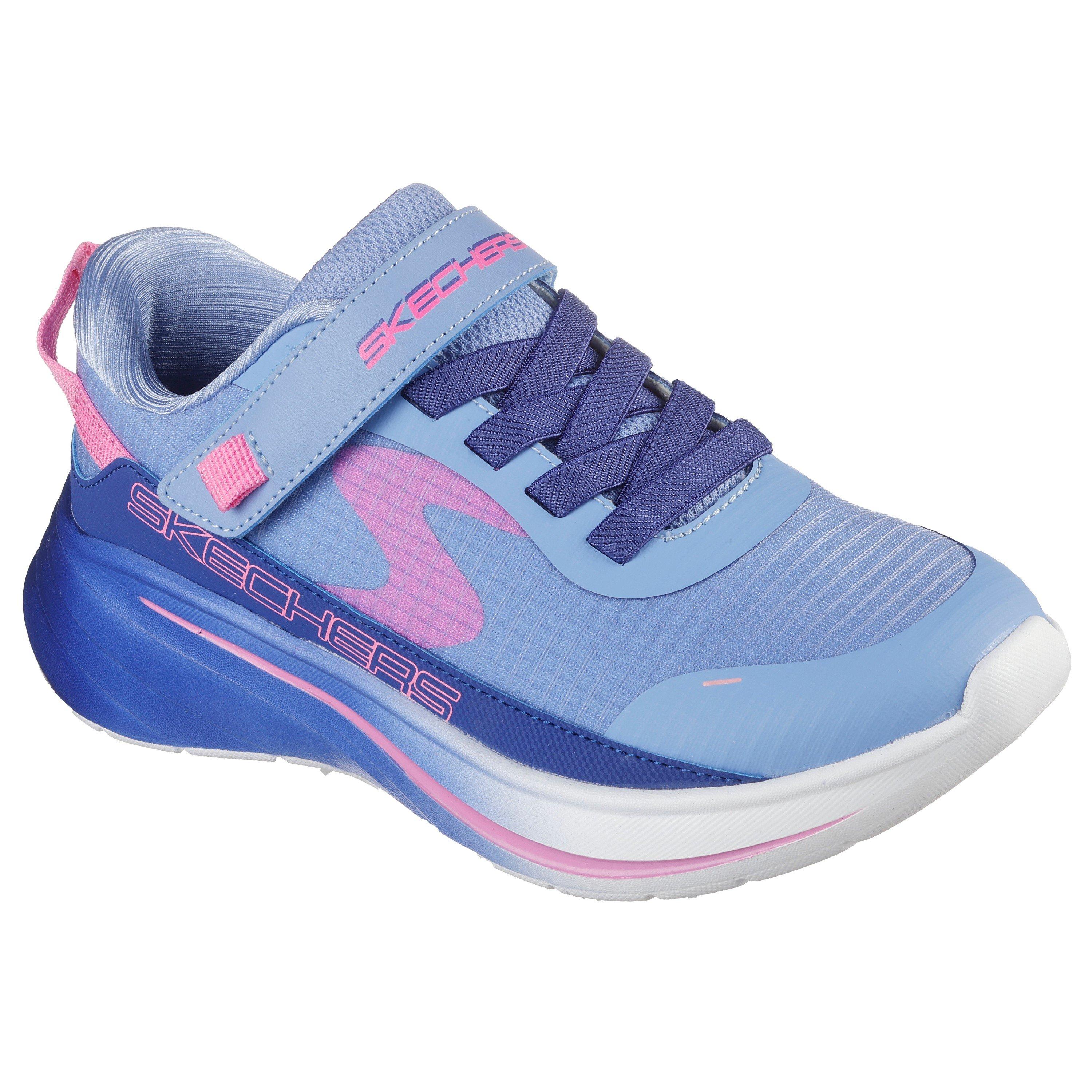 Purple - Skechers - Gore And Strap Sneaker W Mono Mesh Runners Girls - 3