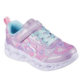 Skechers Skechers Heart Lights Light Up Trainers Girls