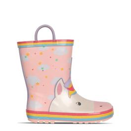 Gelert Unicorn Print Wellies Childrens