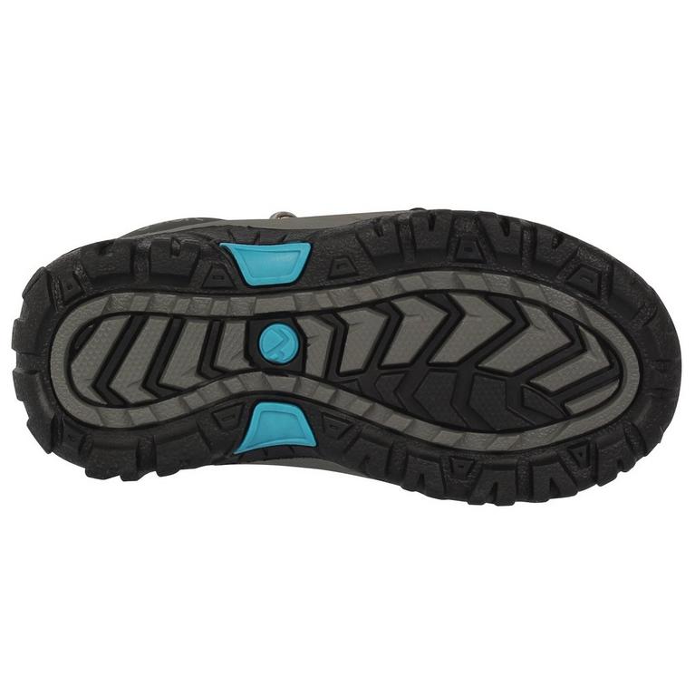 Charbon/Bleu - Gelert - Horizon Mid Waterproof Infants Walking Boots - 2