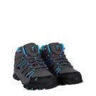 Charbon/Bleu - Gelert - Horizon Mid Waterproof Childrens Walking Boots - 3