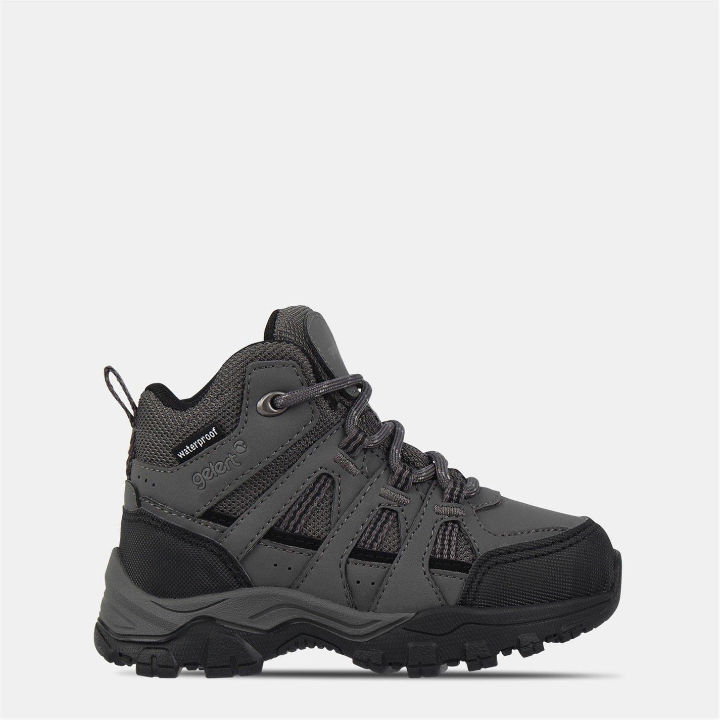 Charcoal - Gelert - Horizon Waterproof Walking Boots Infants - 1