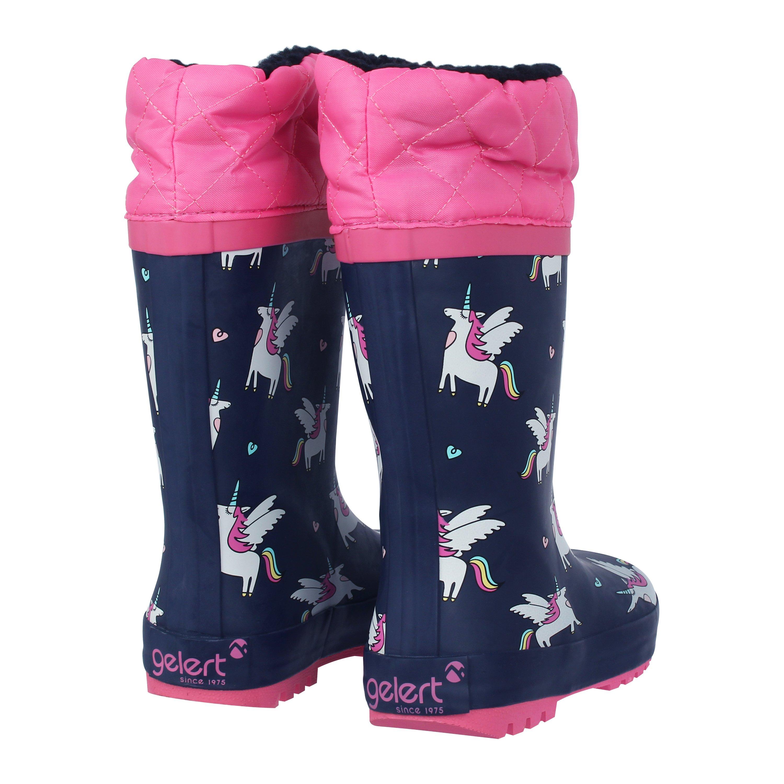 Unicorno - Gelert - Cuff Welly Boot Kids - 4