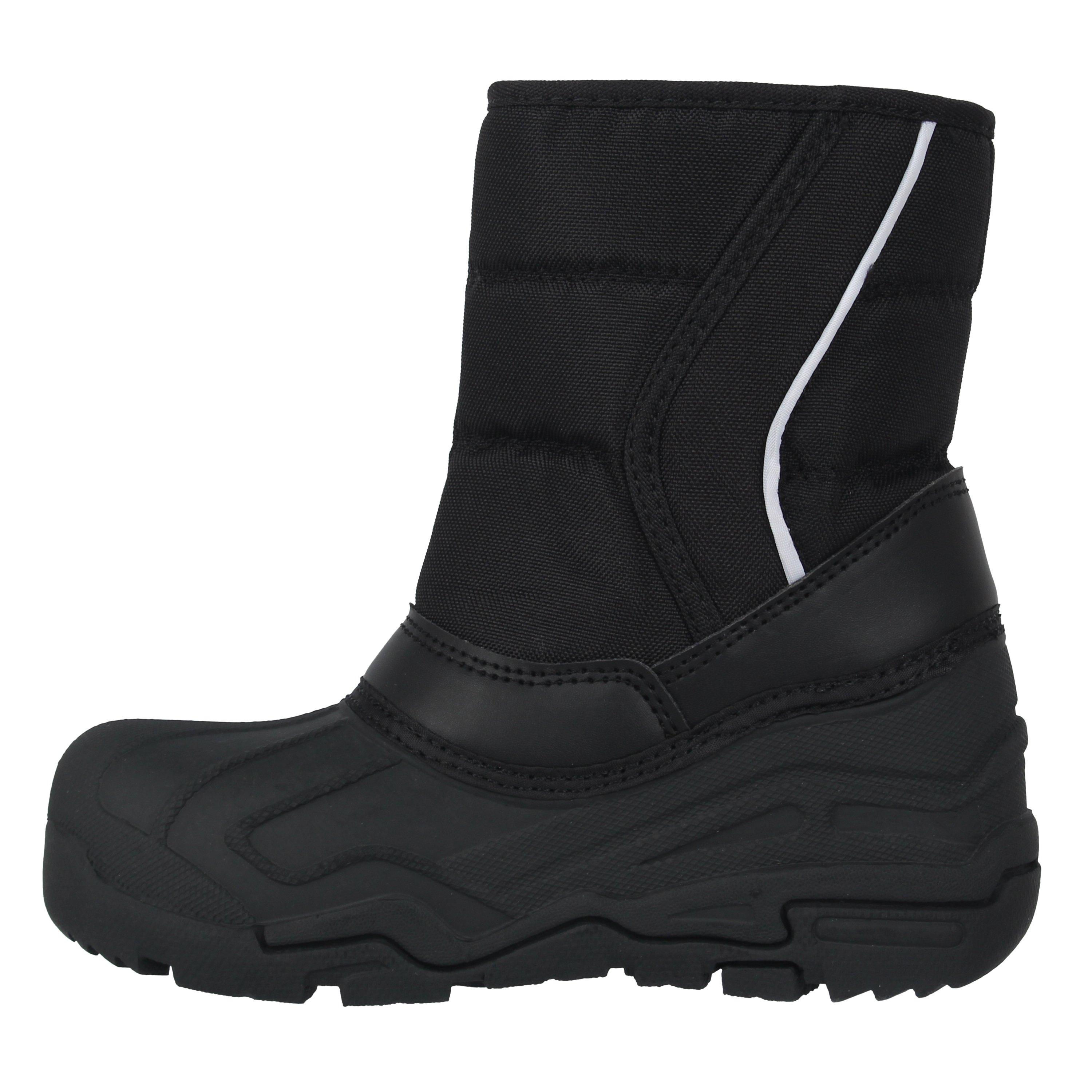 Noir/Blanc - Campri - Childrens Snow Boots - 4