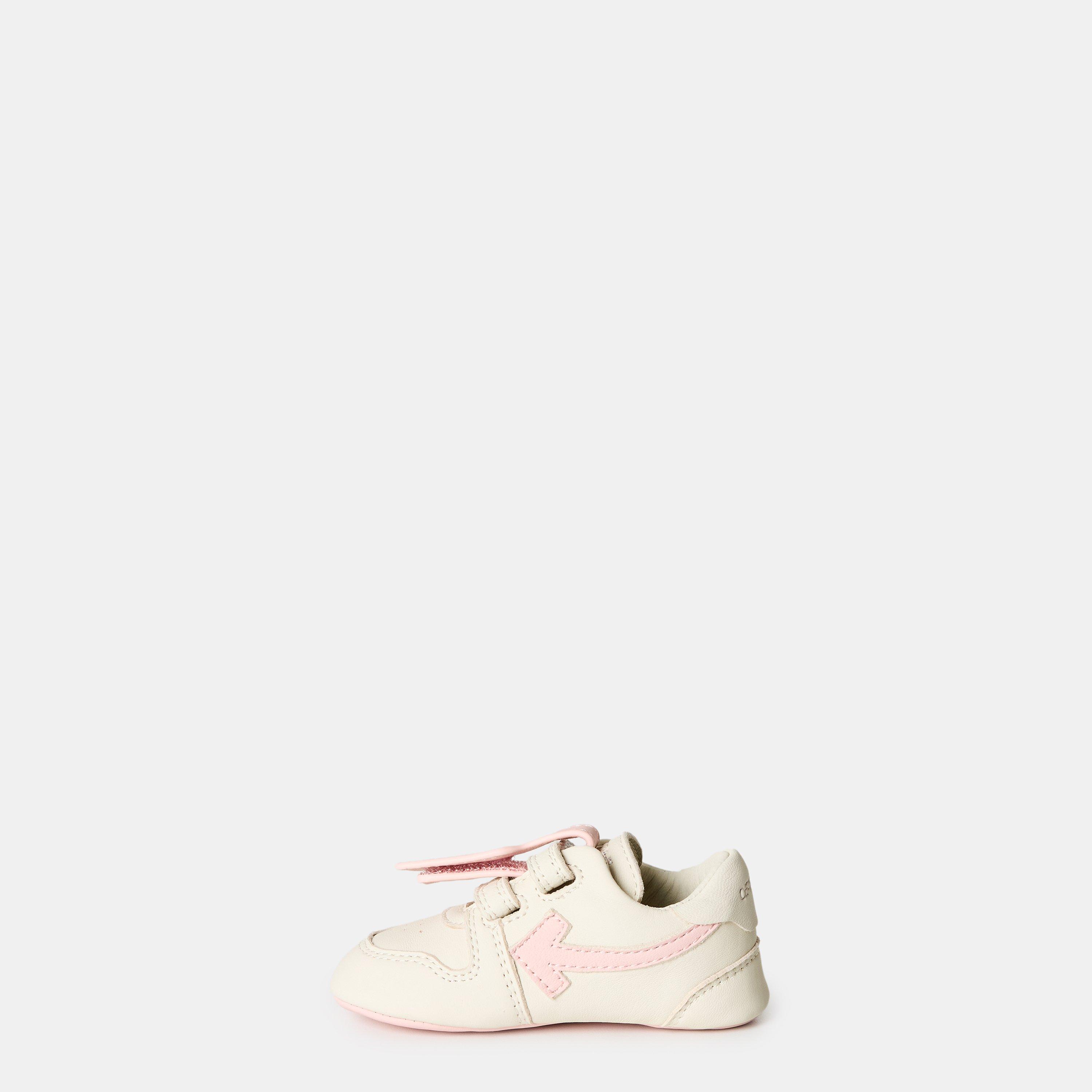 White/Pink - Off White - Kids Low Trainers - 2