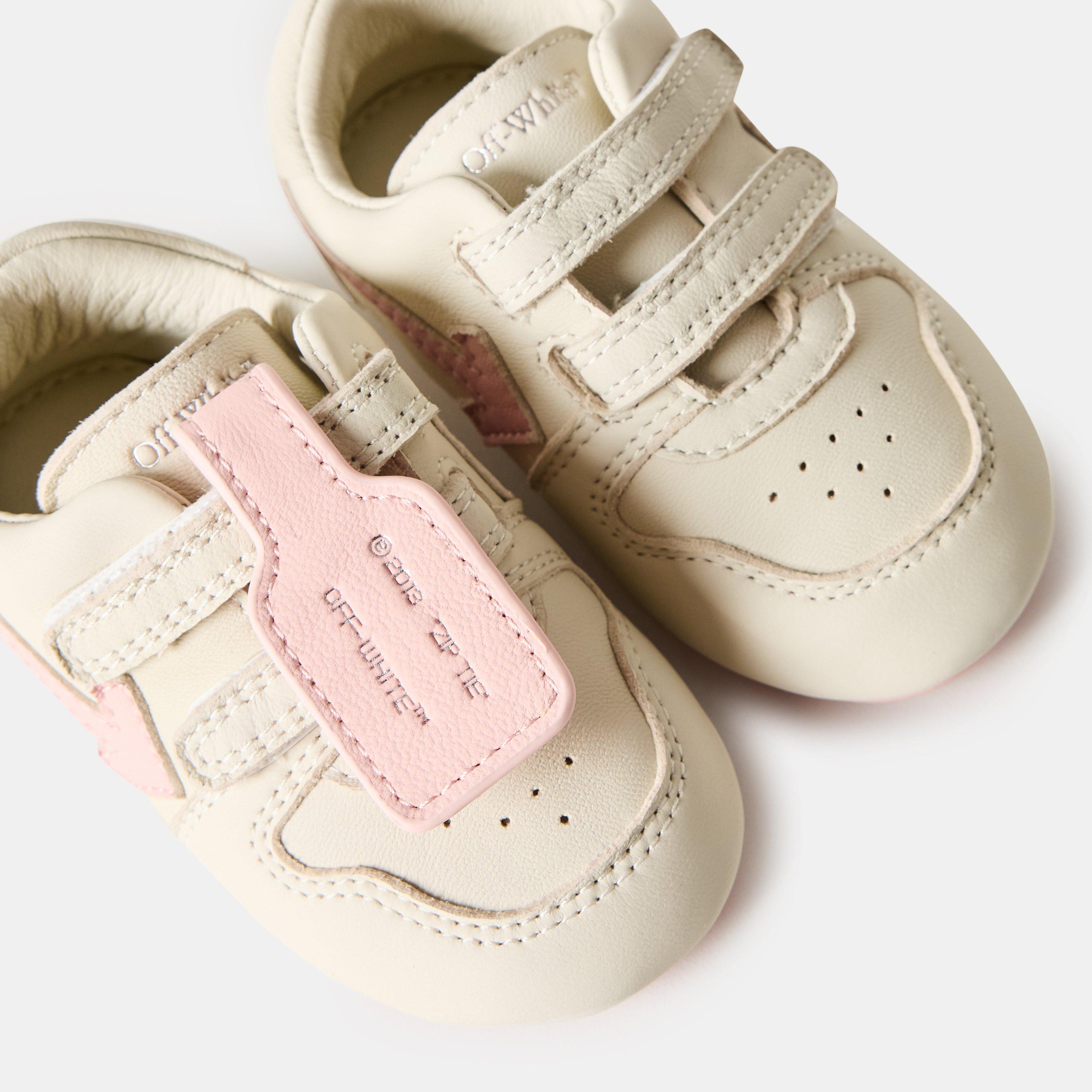 White/Pink - Off White - Kids Low Trainers - 3