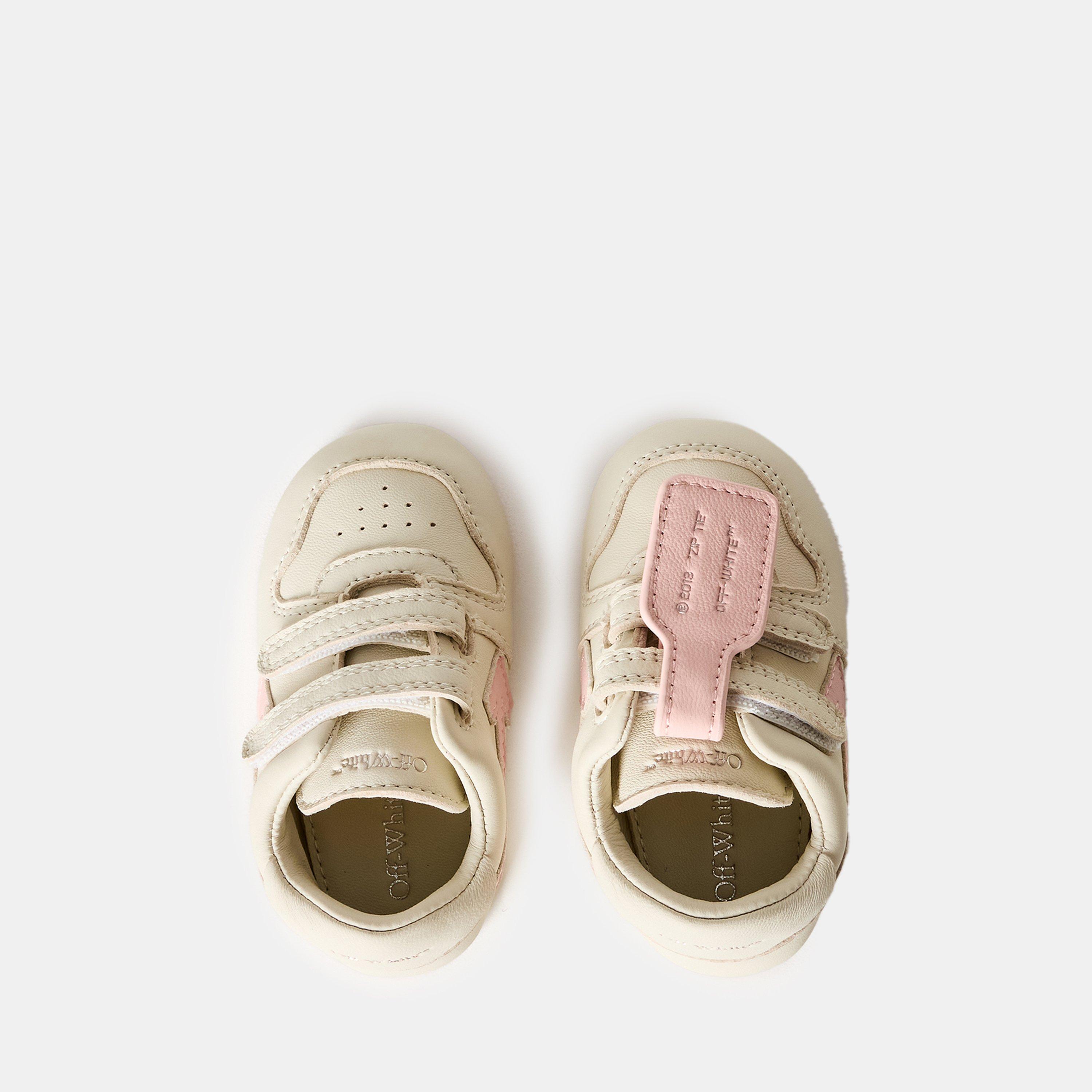 White/Pink - Off White - Kids Low Trainers - 4