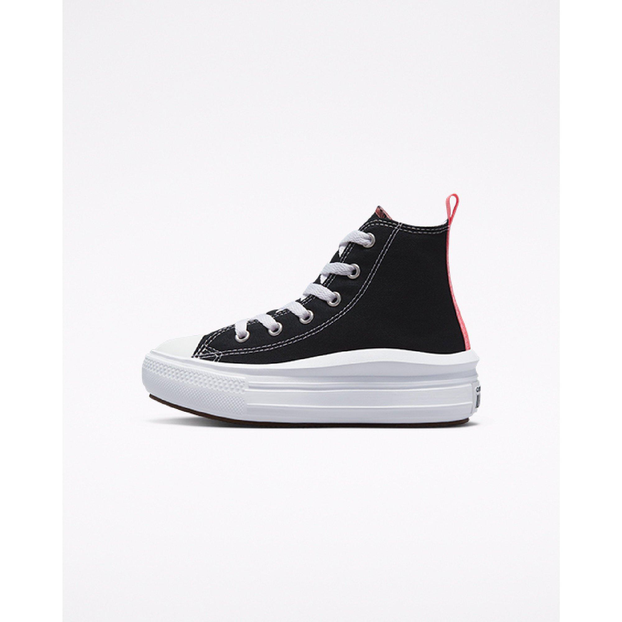001-Black/Nat - Converse - Unisex Kids' Chuck Taylor All Star Mov Canvas High-Top Trainers - 2